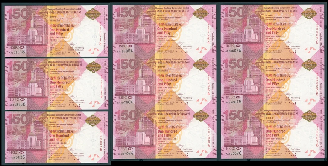 HongKong & Shanghai Banking Corporation, a group of the $150 issues