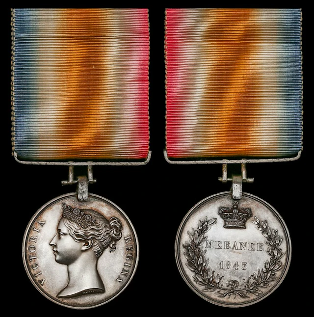 Sold by Order of a Direct Descendant The tragic Meeanee Medal awarded