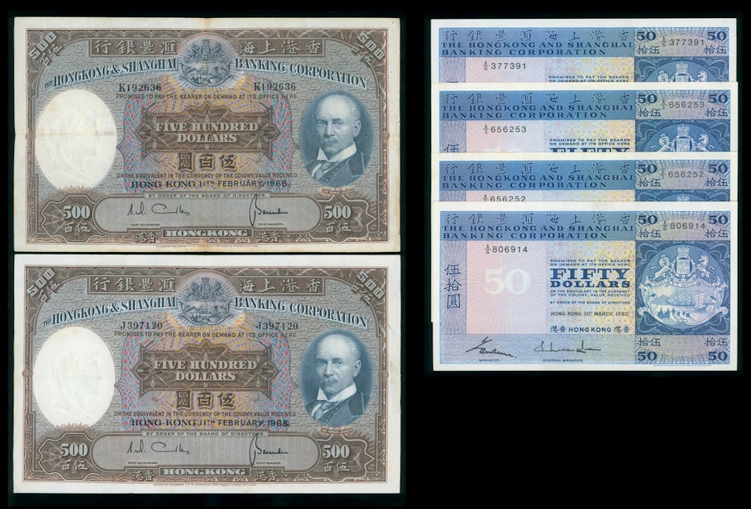 HongKong & Shanghai Banking Corporation, a group of 6x, including