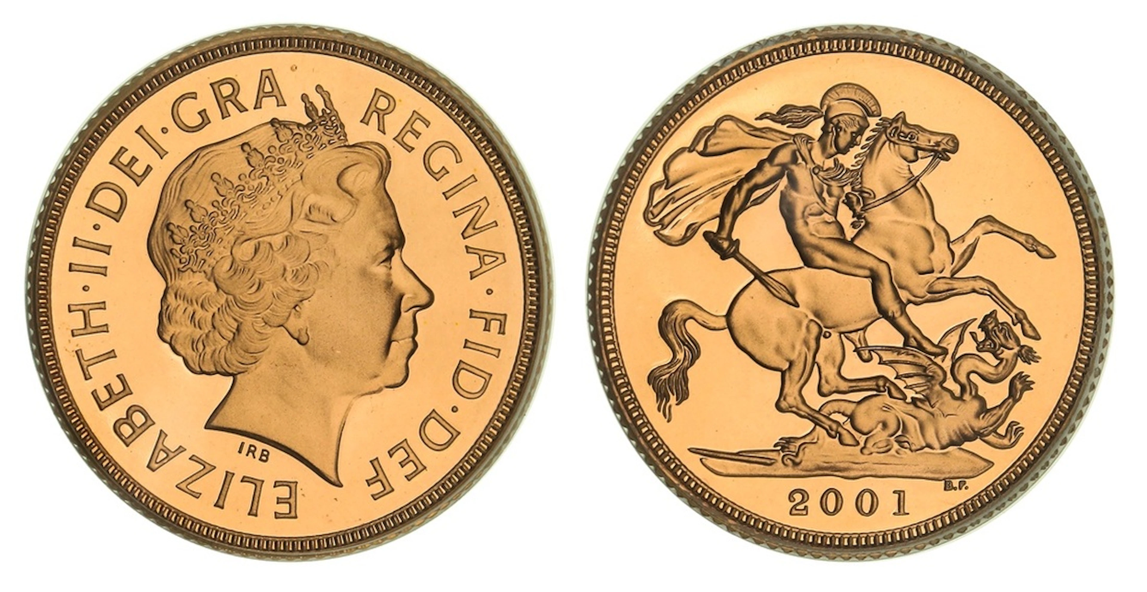 PCGS PR69 DCAM | Elizabeth II (1952-2022), Proof Sovereign, 2001