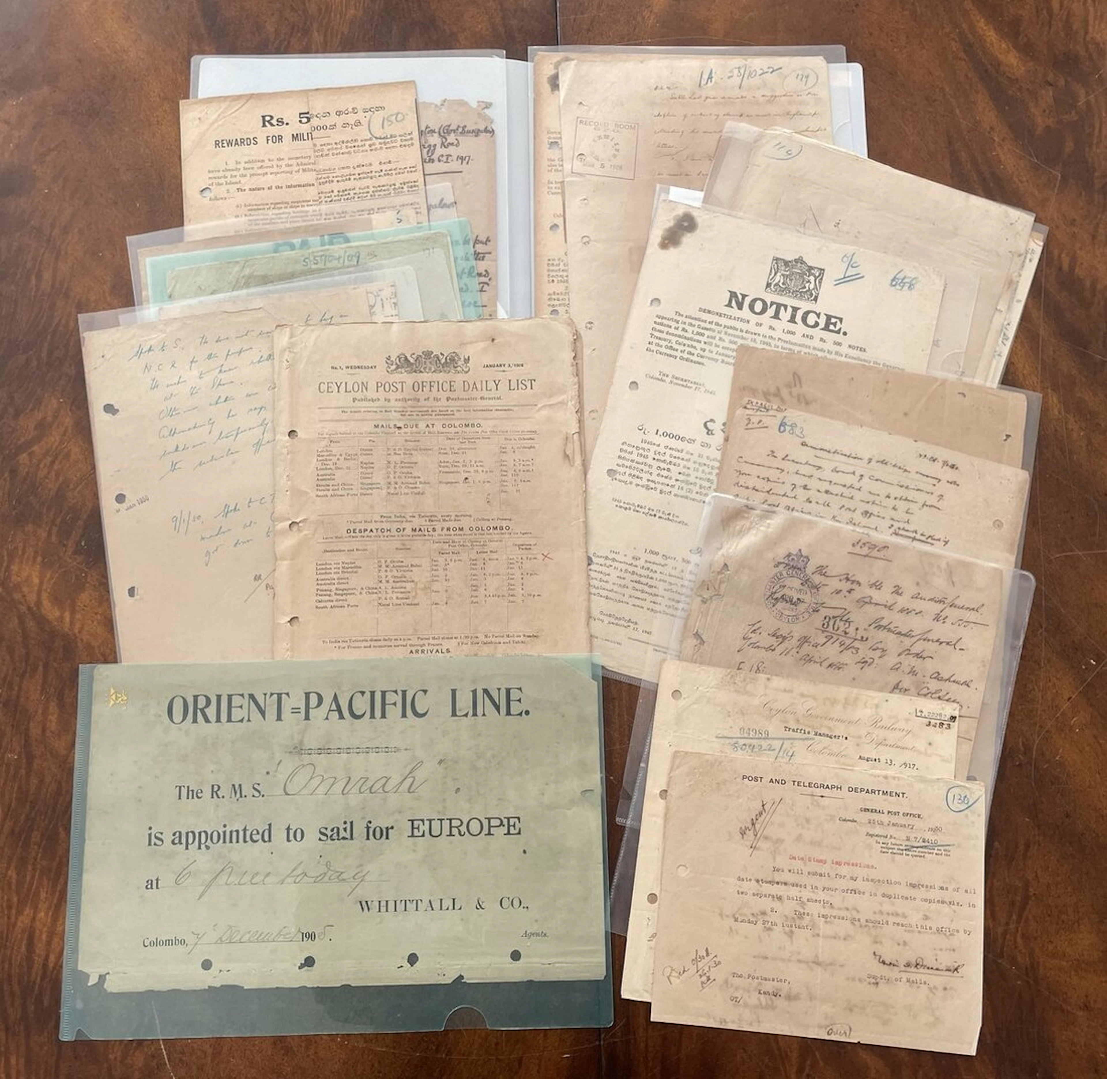 Ceylon An interesting 20th Century accumulation in a carton, including
