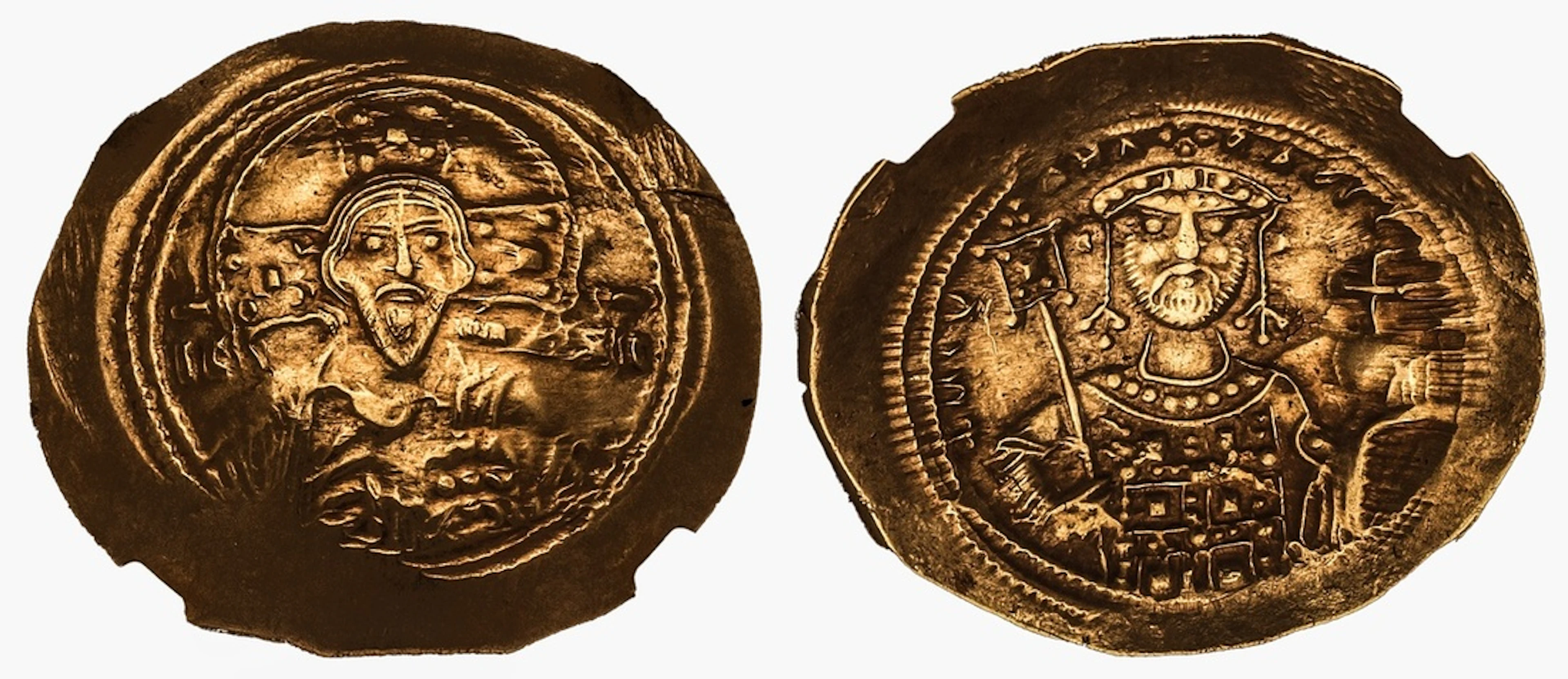 NGC Ch XF | Byzantine Empire, Michael VII (1071-1078), AV/EL Histamenon