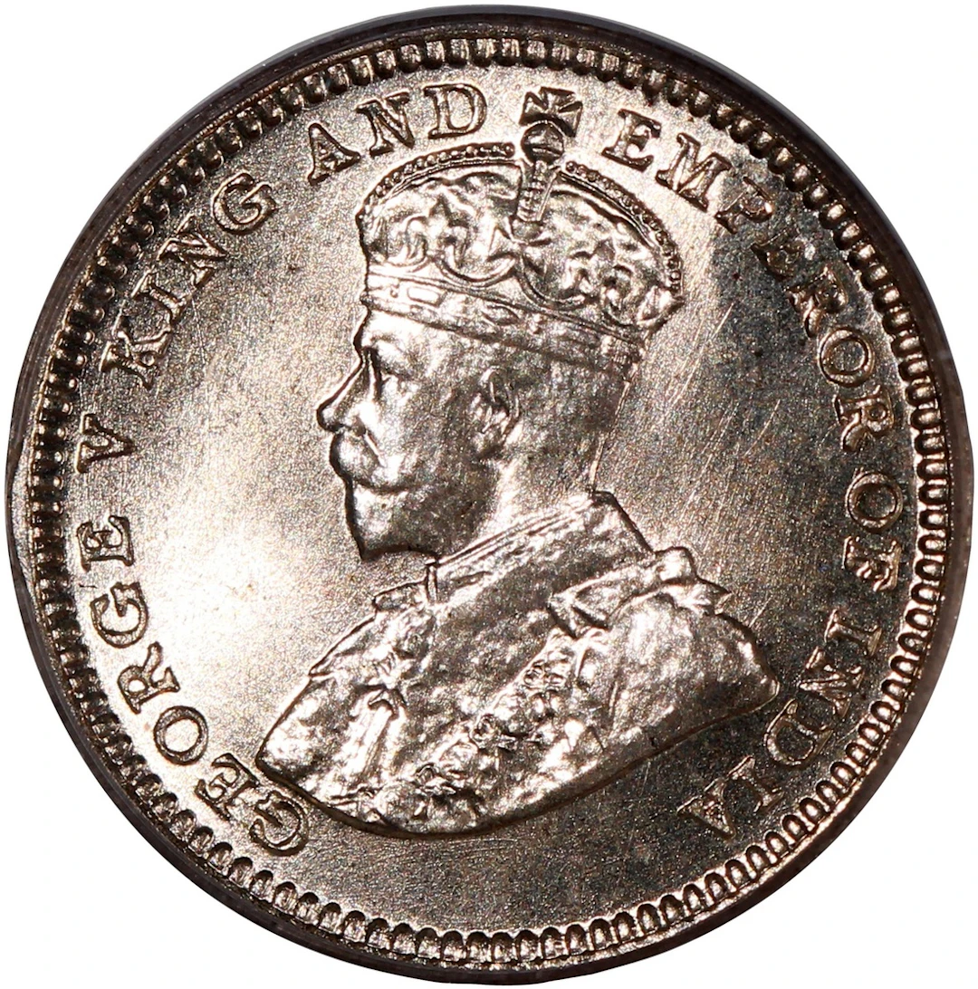 Hong Kong, [PCGS MS65] silver 5 cents, 1932