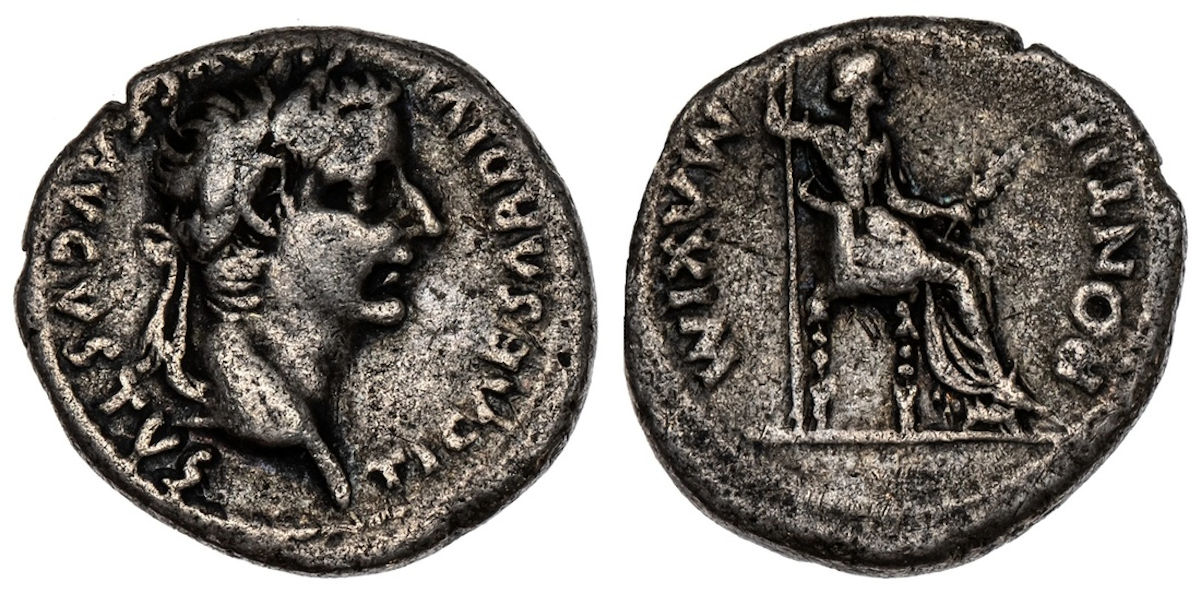 Roman Empire, Tiberius (AD 14-37), AR 'Tribute Penny' Denarius, struck