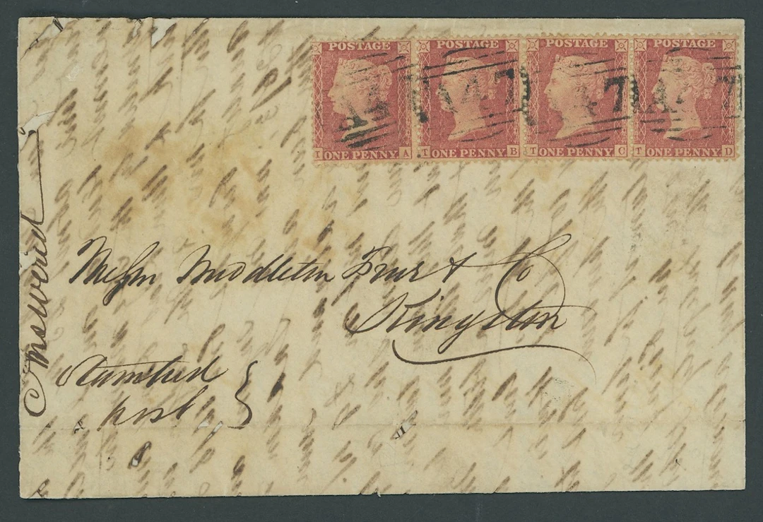 Jamaica Great Britain used in Jamaica Imperial Issues used at Post