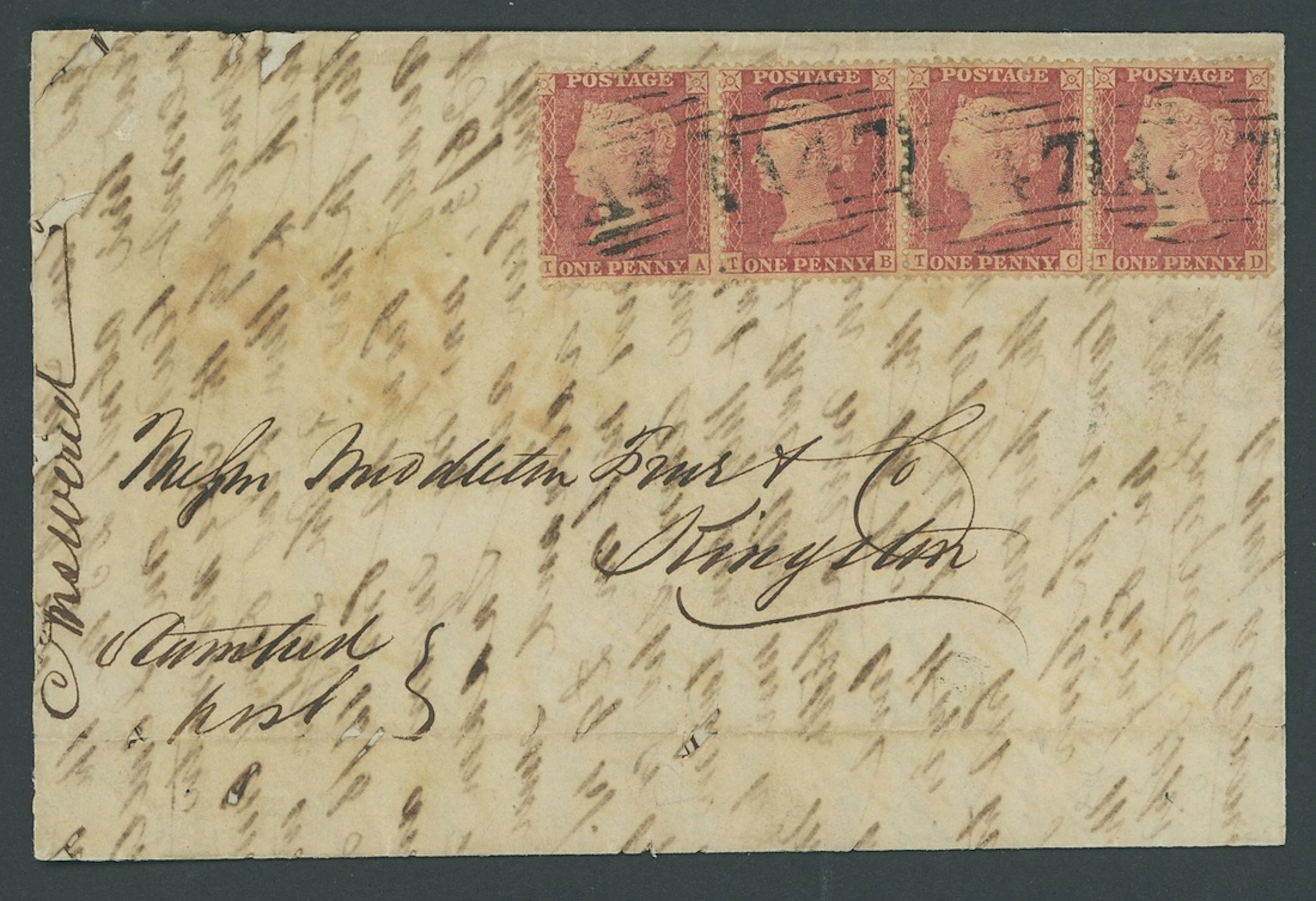 Jamaica Great Britain used in Jamaica Imperial Issues used at Post