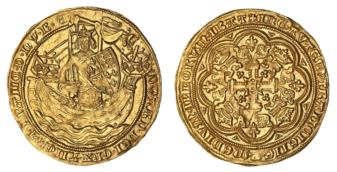 Edward III (1327-1377), Fourth Coinage, Pre-Treaty Period, "Kingless"
