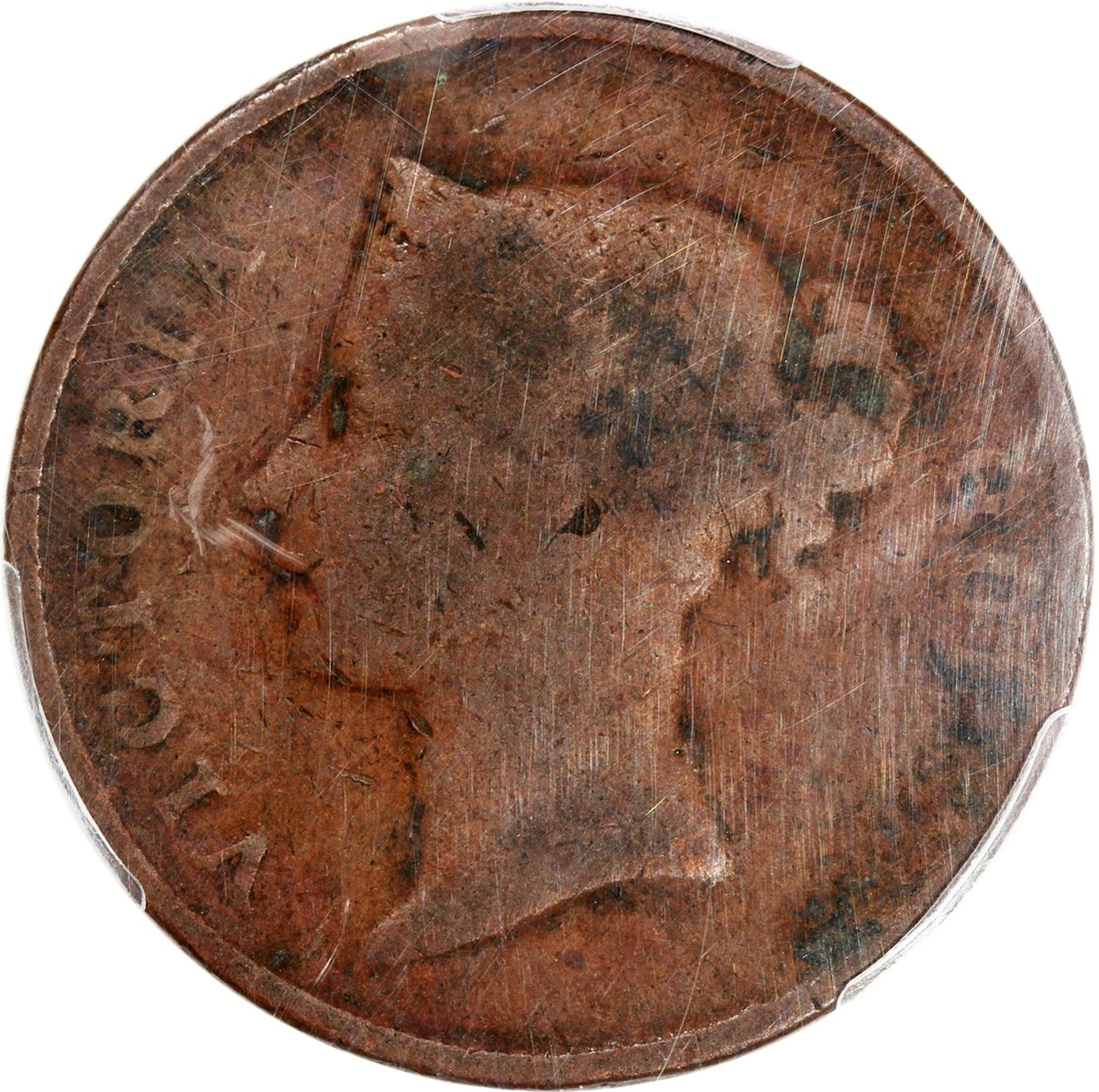 Straits Settlements, Victoria, [PCGS G04] copper 1 cent, 1845
