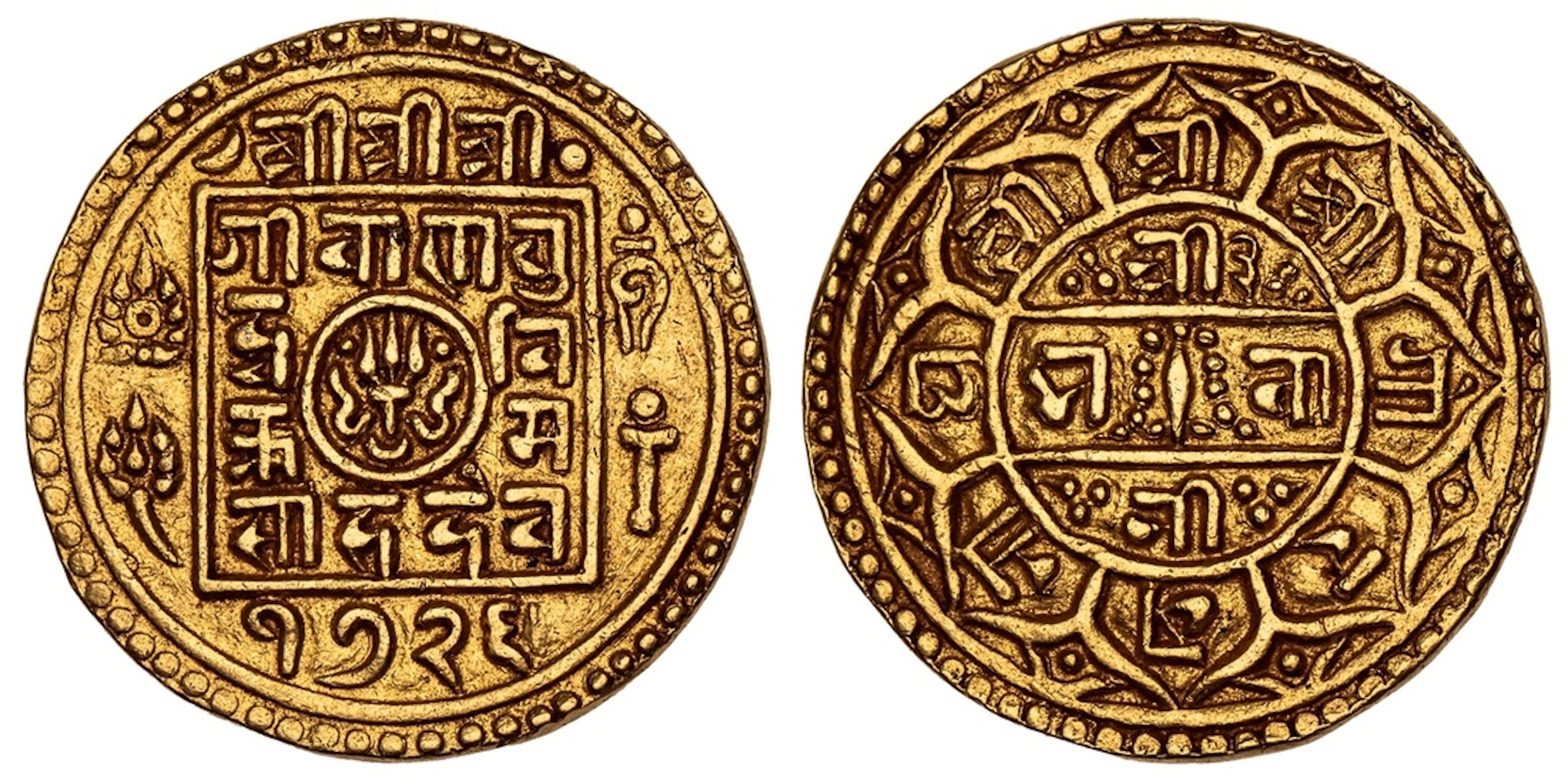 Nepal, Girvan Yuddha Vikram Shah (1799-1816), gold 1½-Mohar, SE 1726
