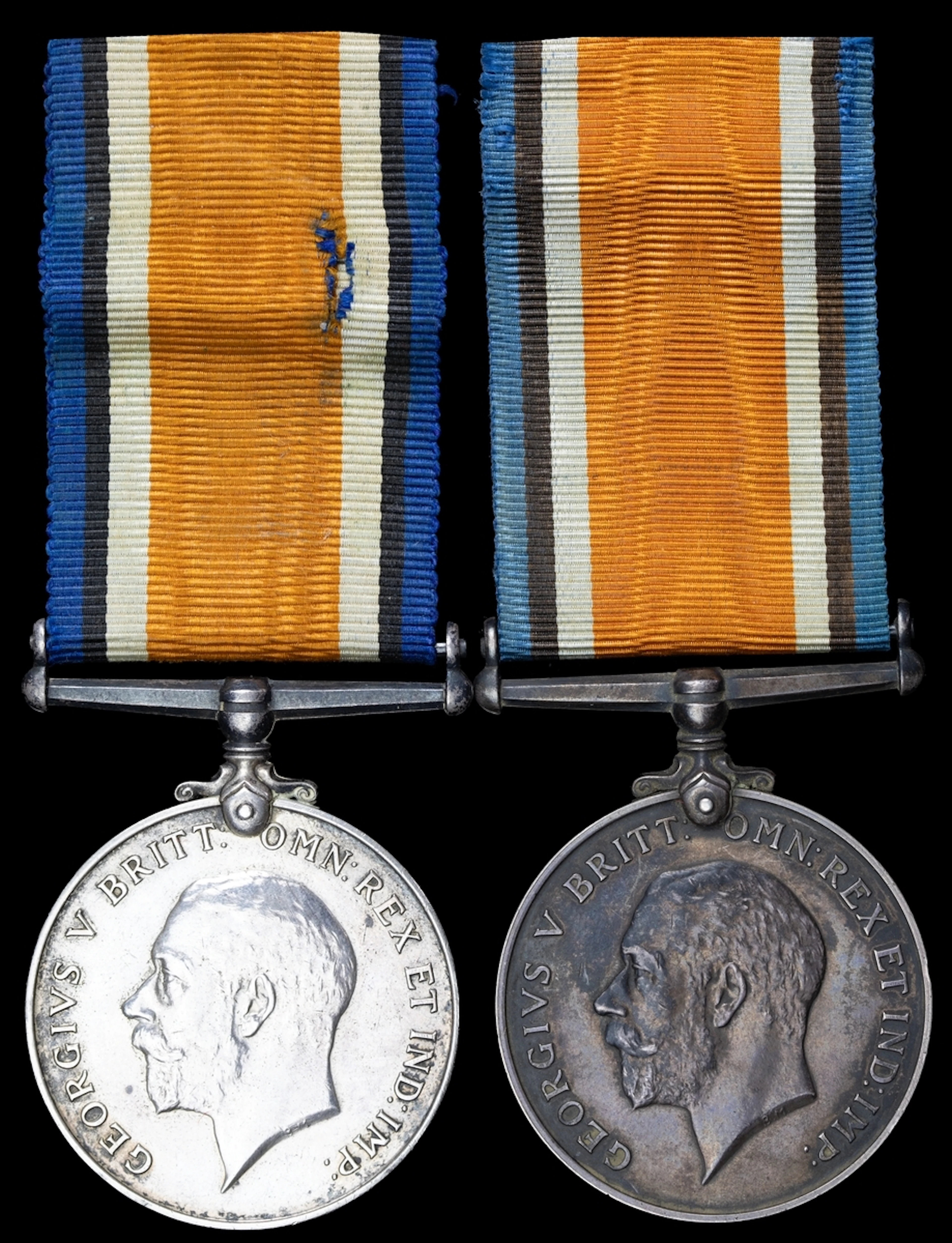 British War Medal 1914-20 (2345 A. Cpl. J. A. Robinson. E. Afr. M.T.C.);