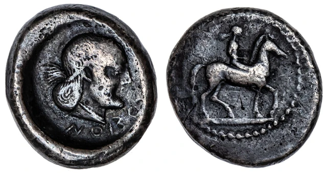 Sicily, Syracuse, Hieron I (478-466 BC), AR Drachm, struck c. 475-470