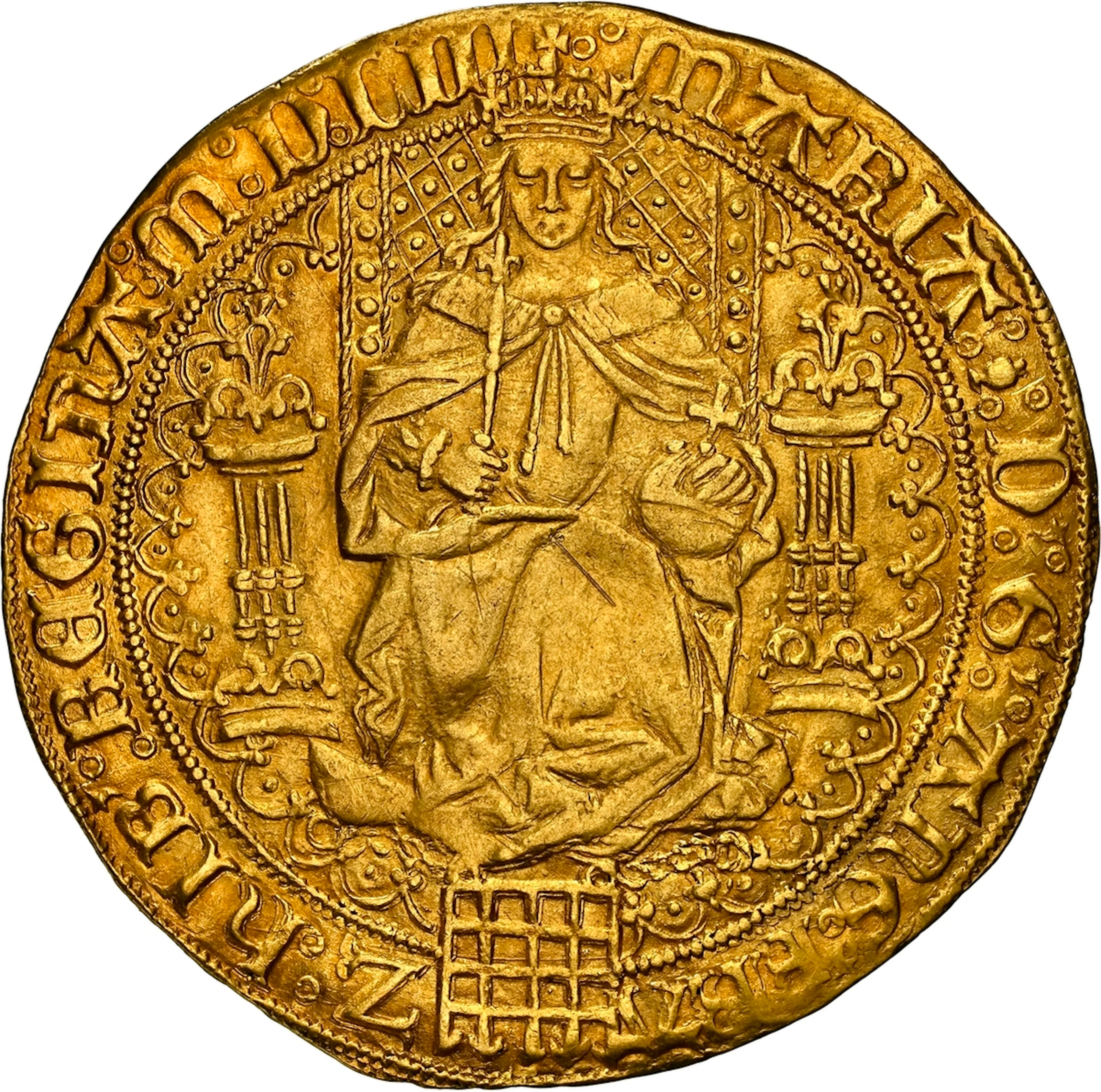NGC AU | Mary, Solus (1553-1554), Fine Sovereign, MDLIII, [1553], Tower