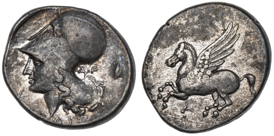 Akarnania, Argos Amphilochikon, AR Stater, struck c. 344-307 BC, Pegasos