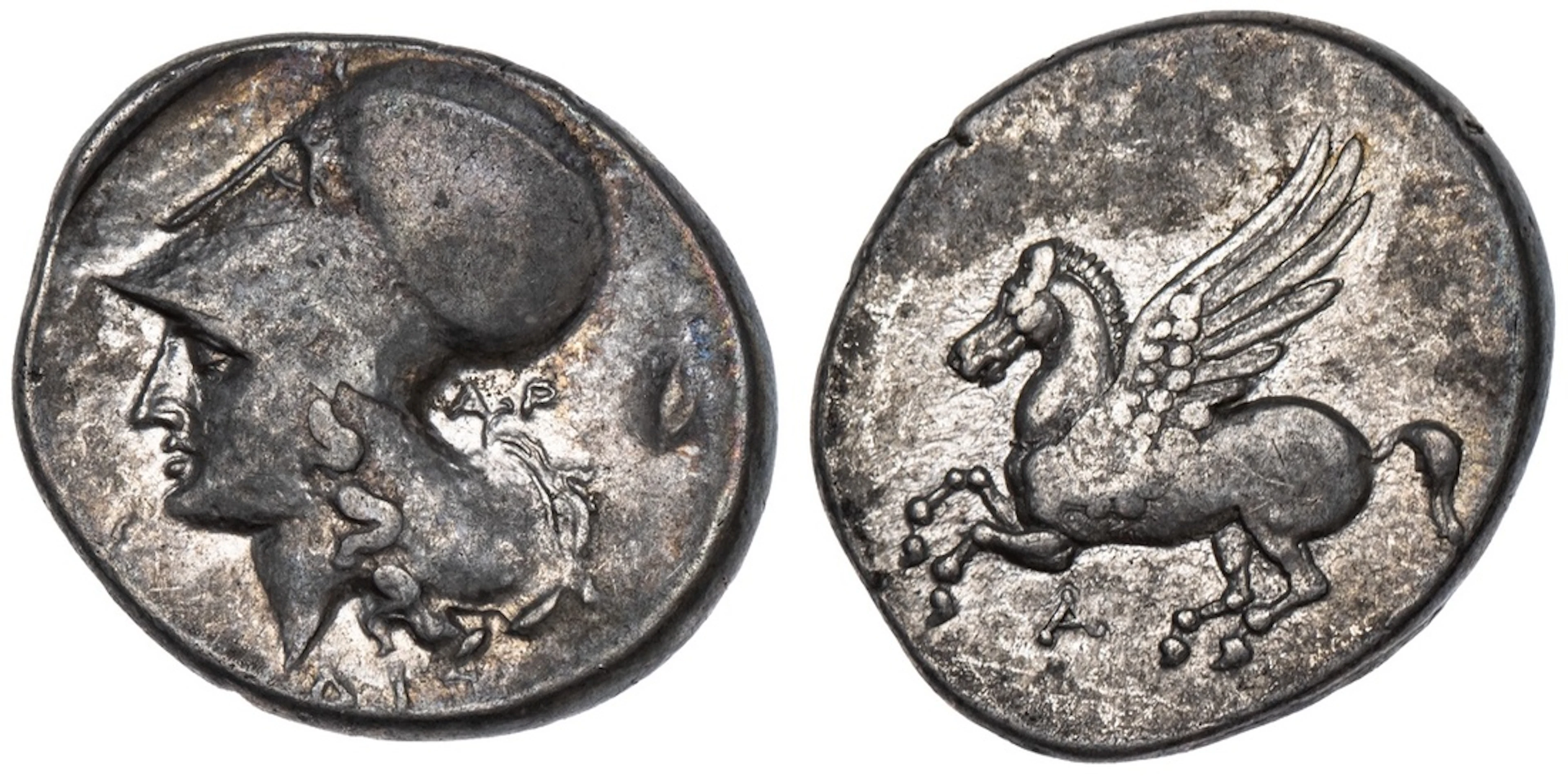 Akarnania, Argos Amphilochikon, AR Stater, struck c. 344-307 BC, Pegasos