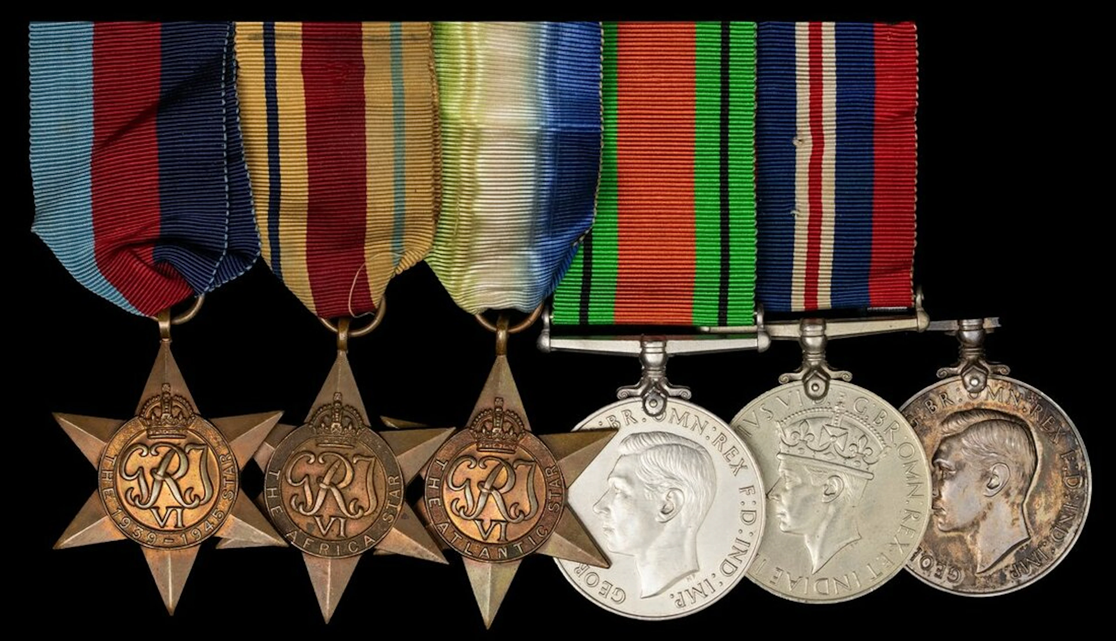 A World War Two Long Service group of six to Captain C. W. J. Cory