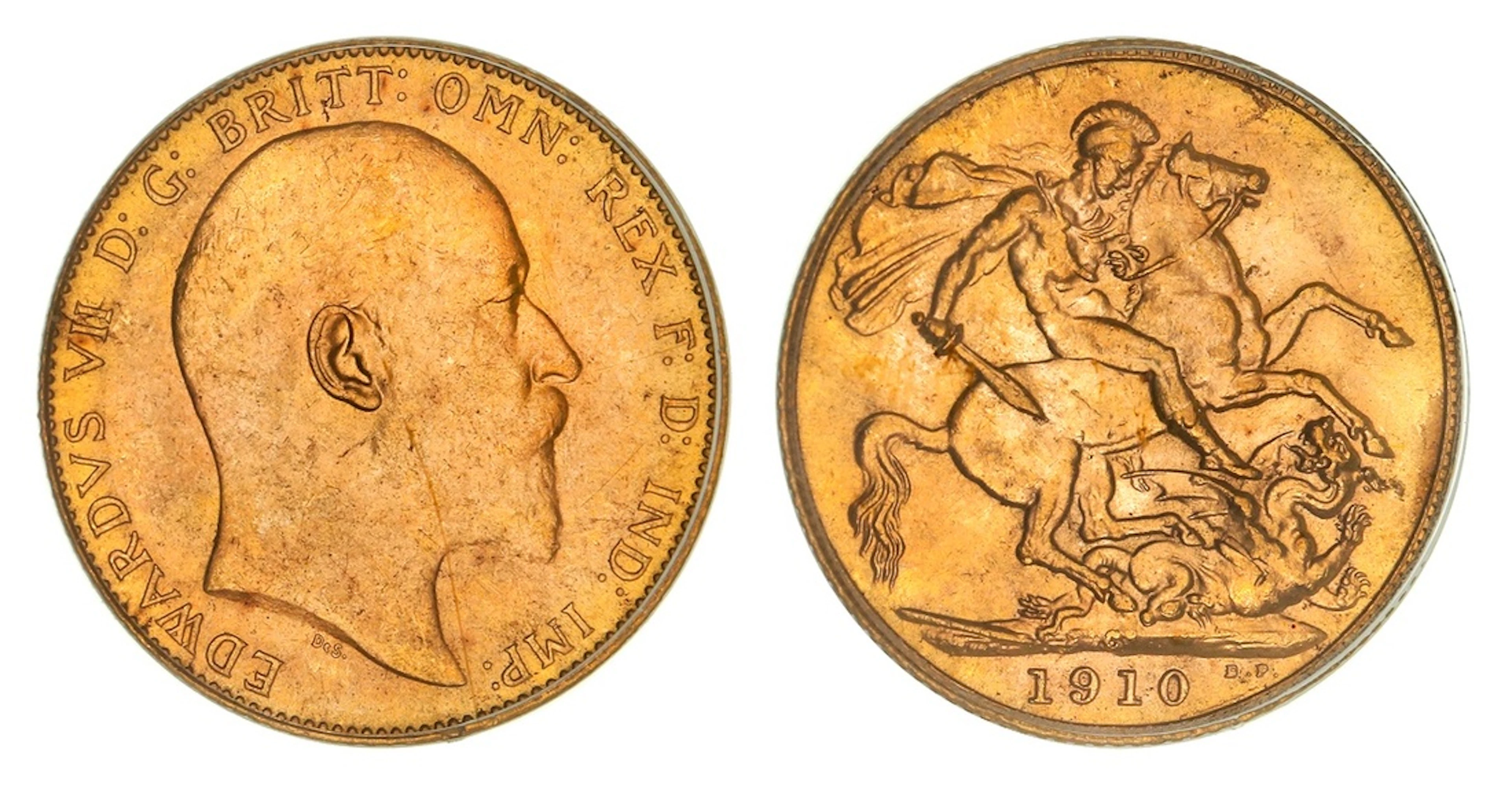 PCGS MS64 | Canada, Edward VII (1901-1910), Sovereign, 1910-C, Ottawa
