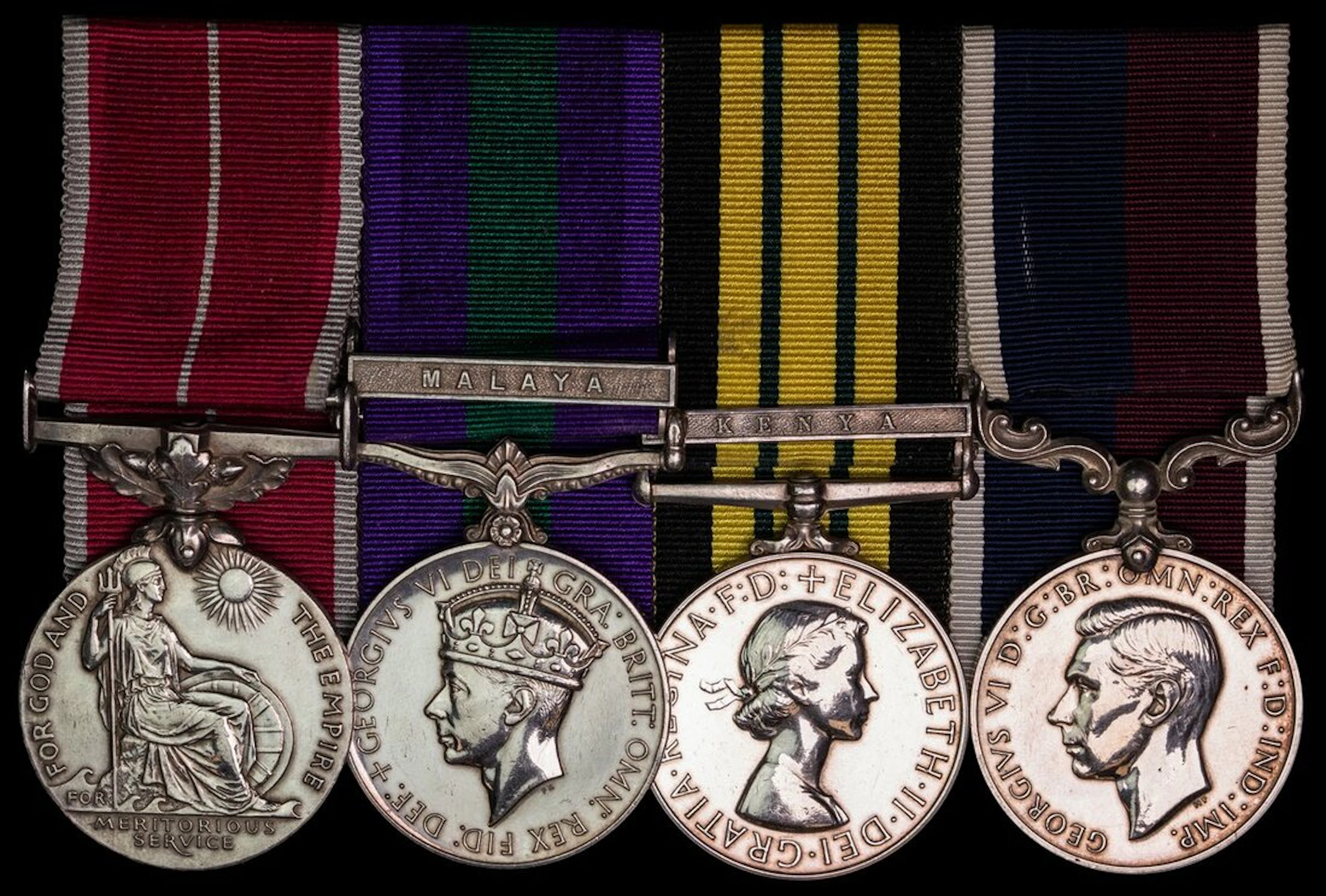 The Singapore 1946 B.E.M. group of four awarded to Warrant Officer
