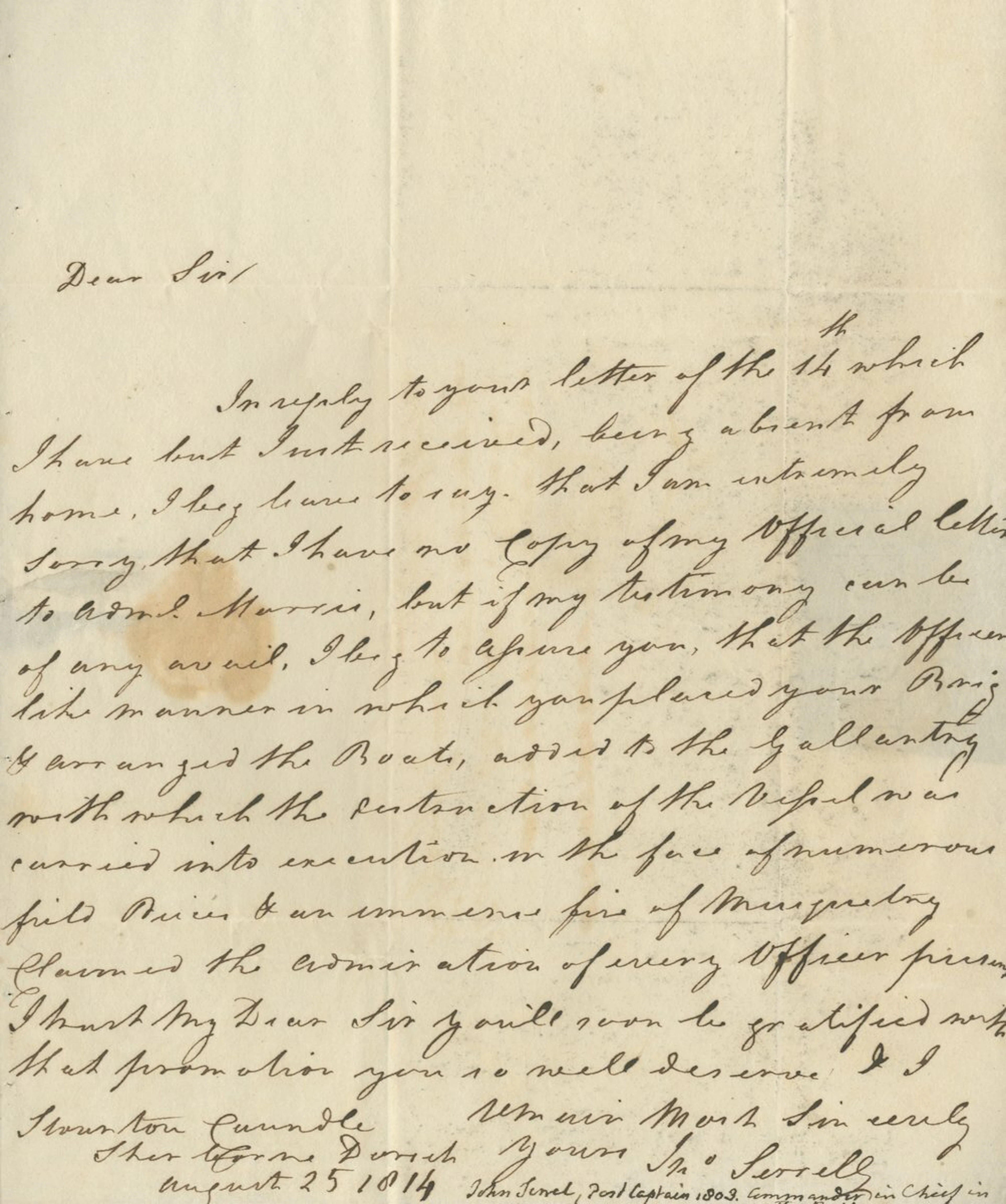 An interesting collection of autograph letters relating to promotion