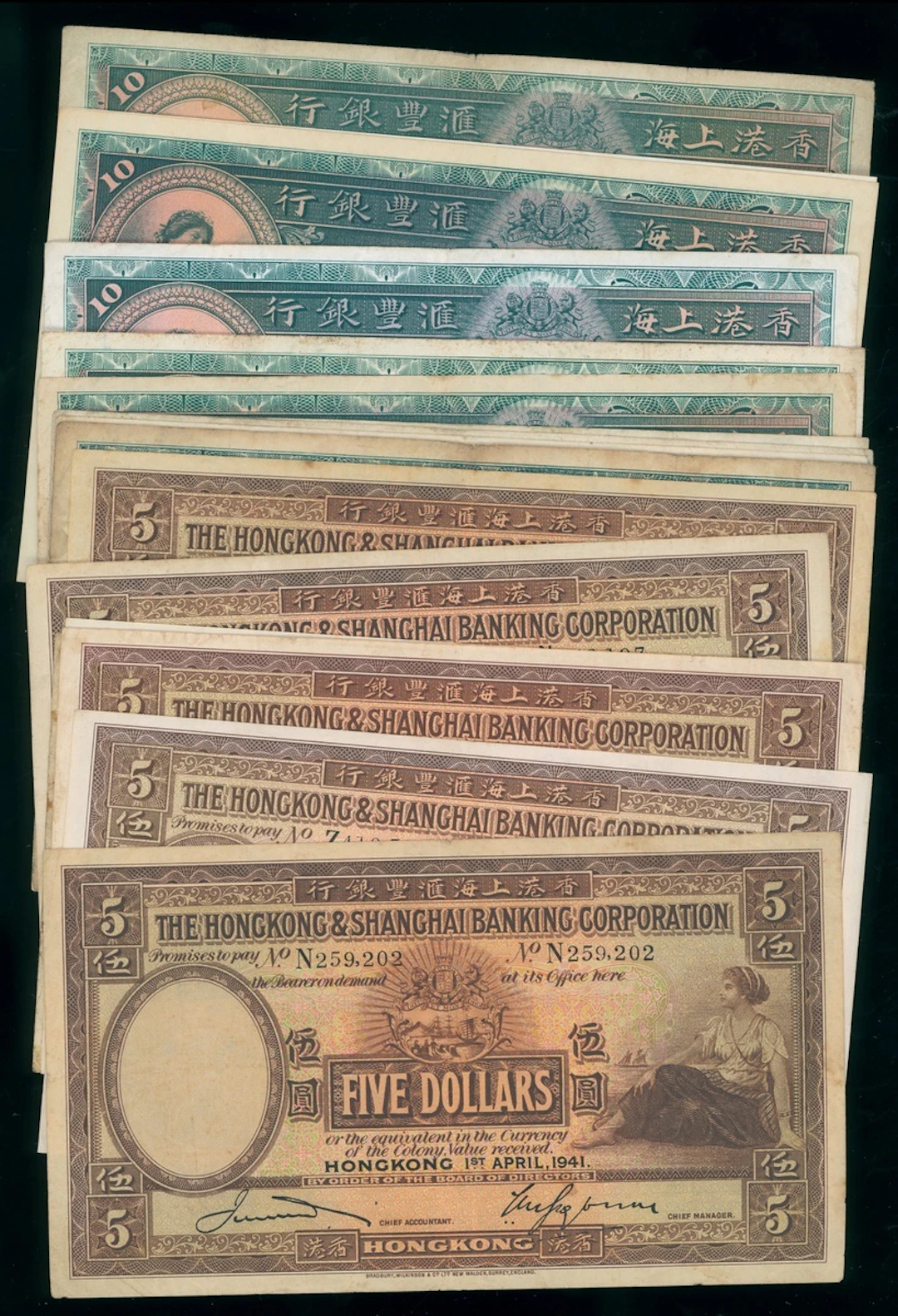 HongKong & Shanghai Banking Corporation, a group of 17x, including
