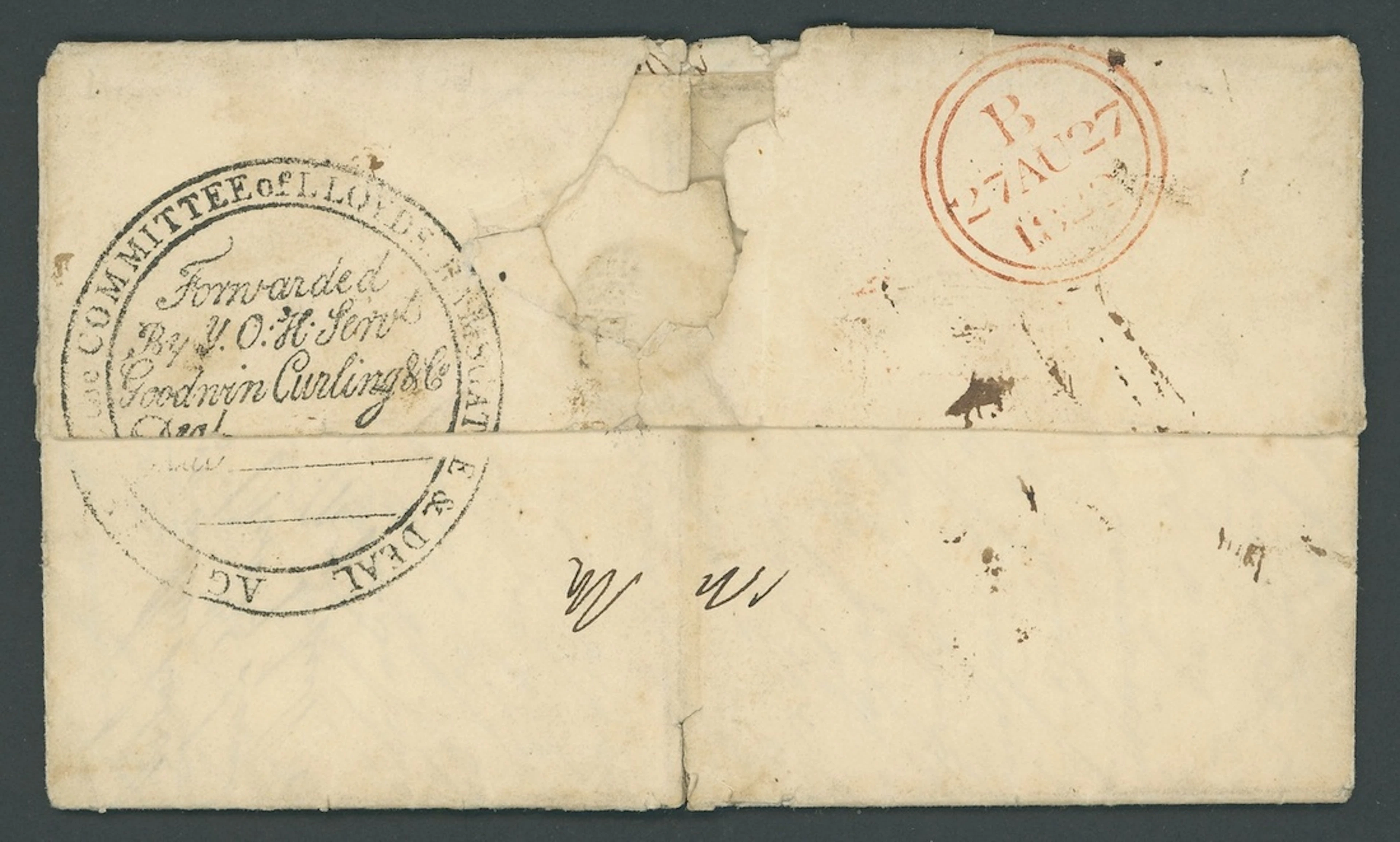 Grenada Early Letters and Handstamps 1770 (28 June) entire letter