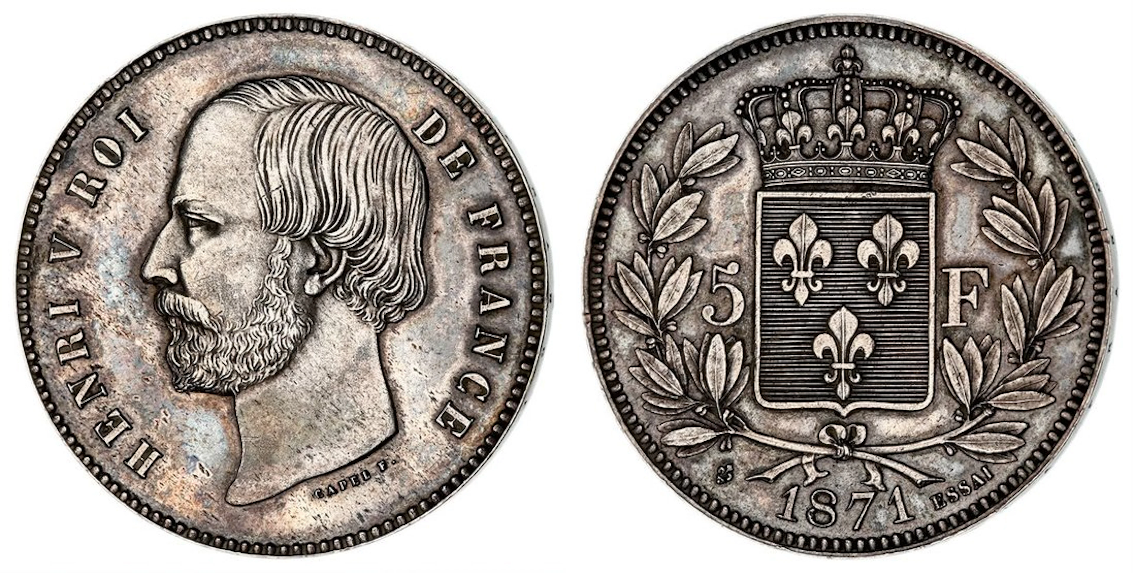 France, Henry V "The Pretender", Count of Chambord and Duke of Bordeaux