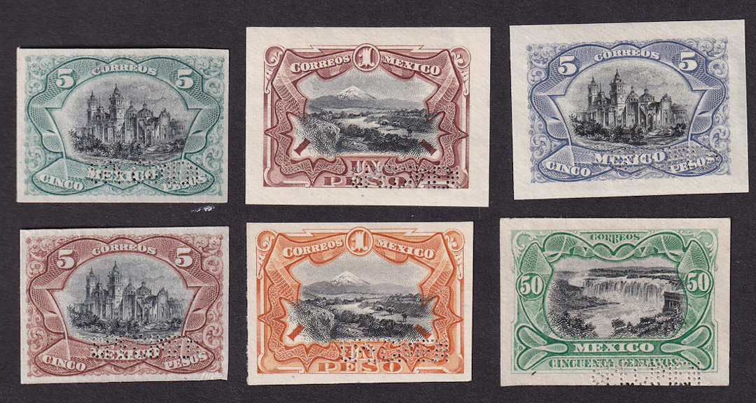 1884-1913 Post-Classic Period 1899, "Aguilitas", 50c. 1p. (2) and