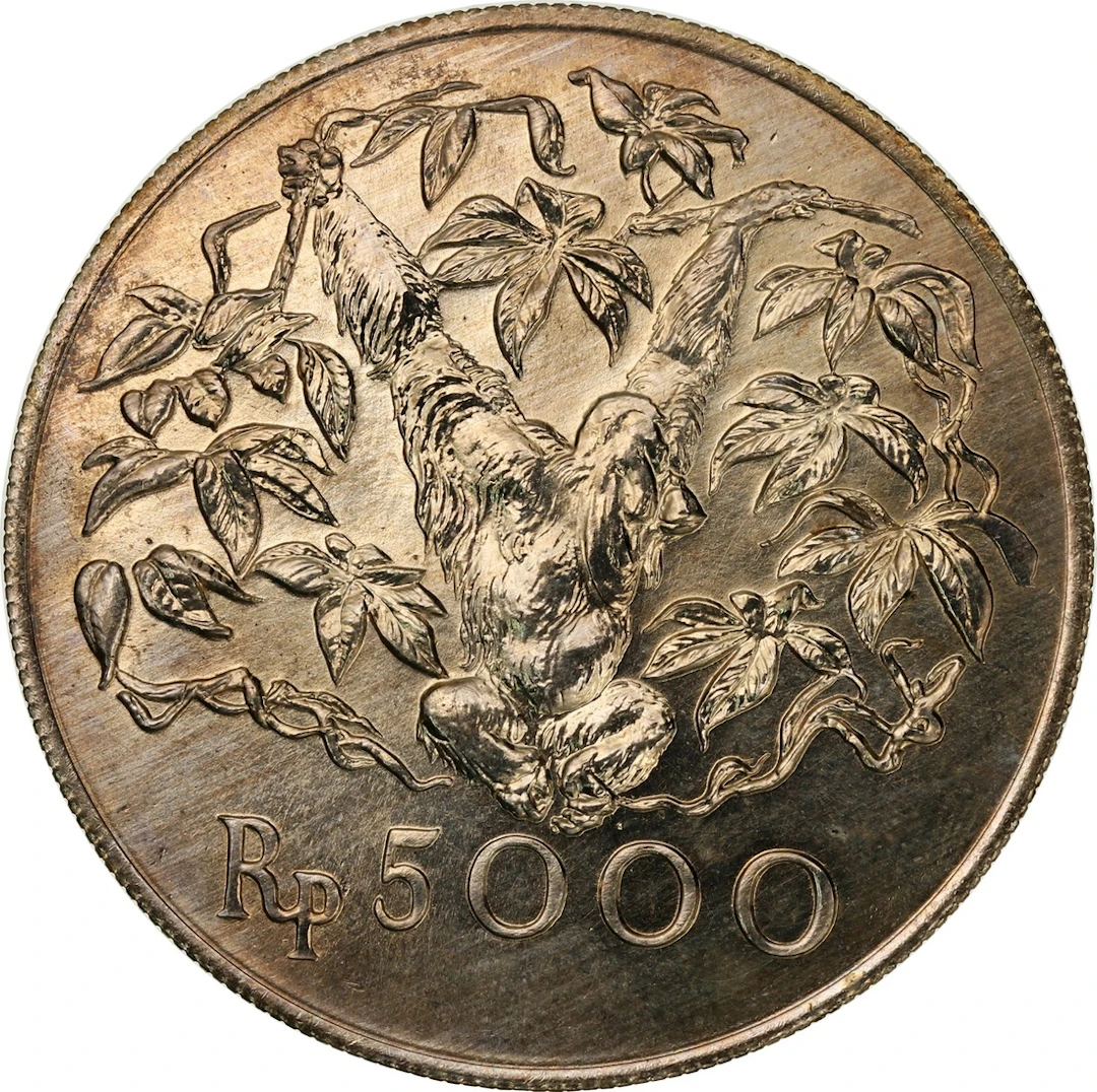 Indonesia, a pair of the 1974 'Conservation' series, including 2000