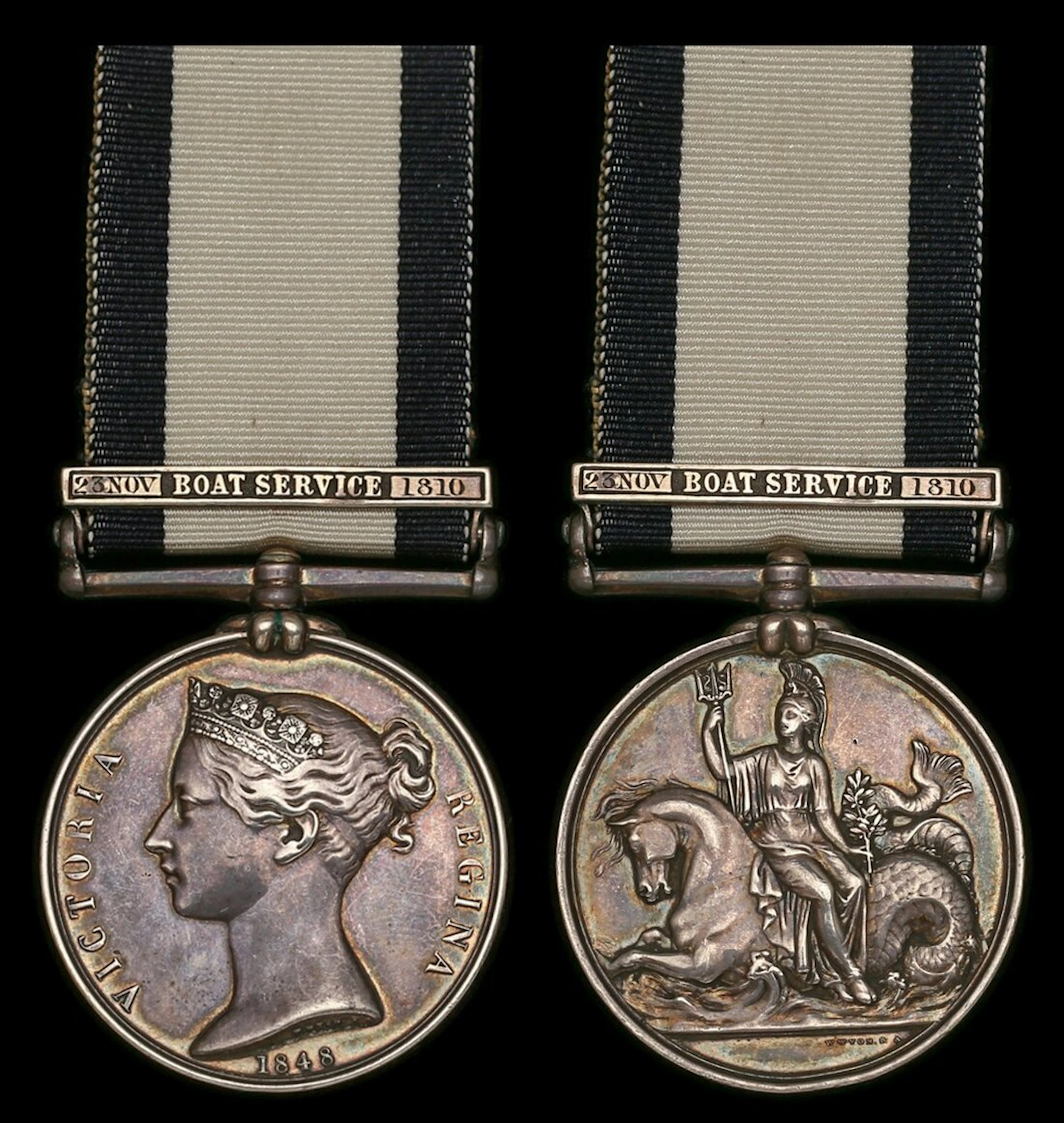 The rare Boat Service Naval General Service Medal awarded to Master’s