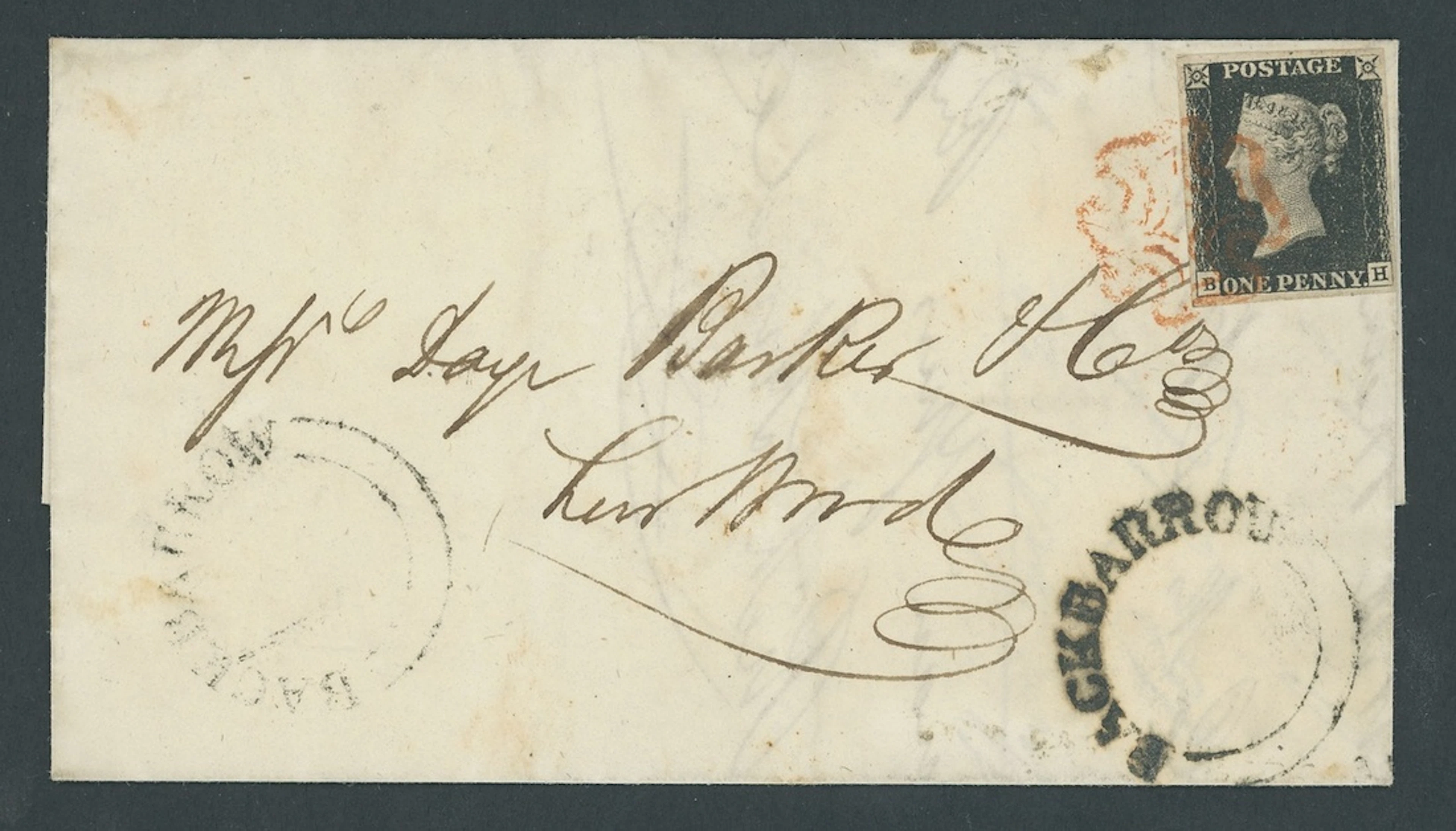 Great Britain 1840 One Penny Black Plate 6 BH, intense black shade