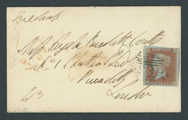 Great Britain Postal History 1835 (7 Sept.) and 1850 (4 April), two