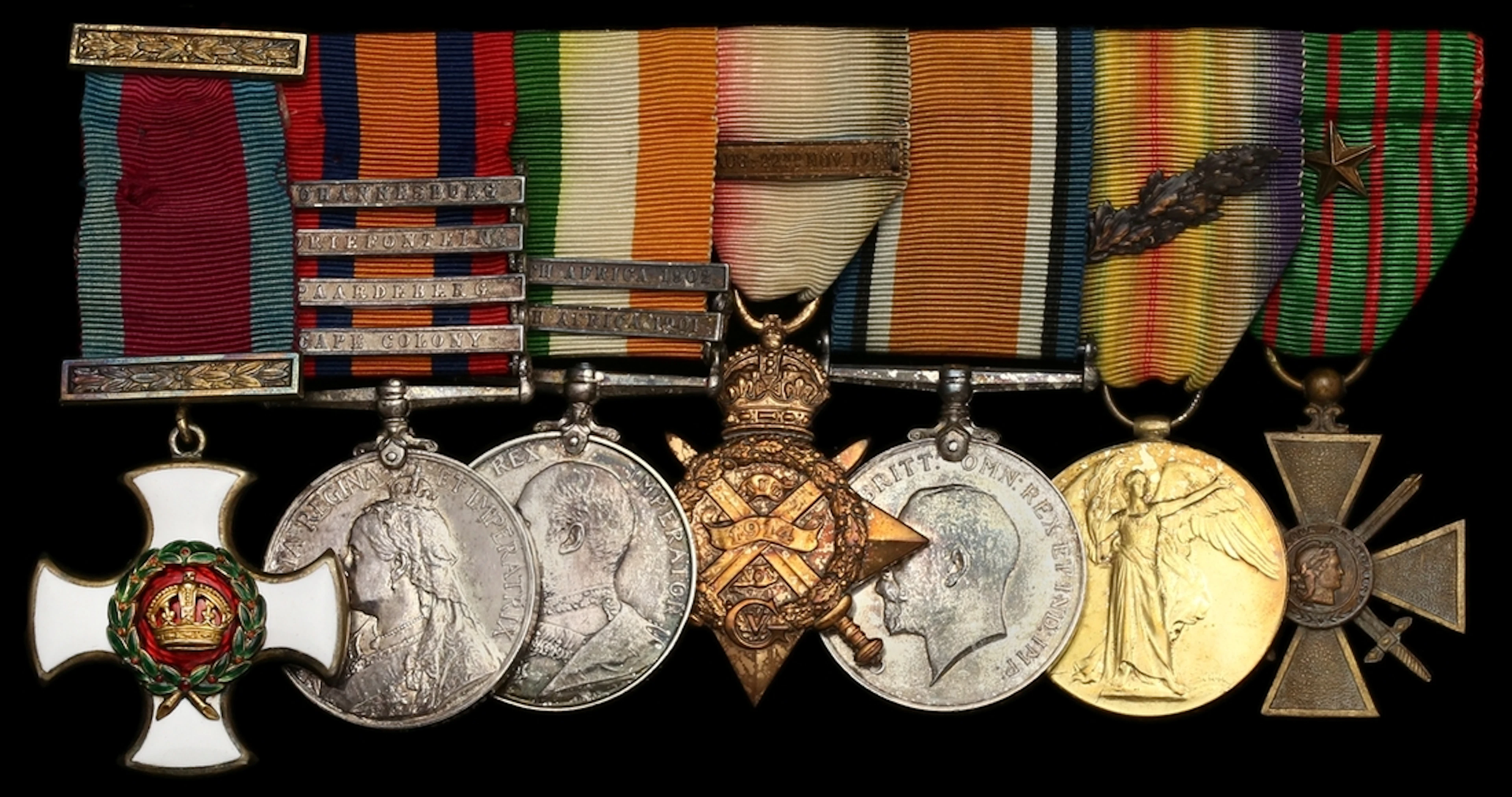 An outstanding Great War D.S.O. group of seven awarded to Lieutenant-Colonel