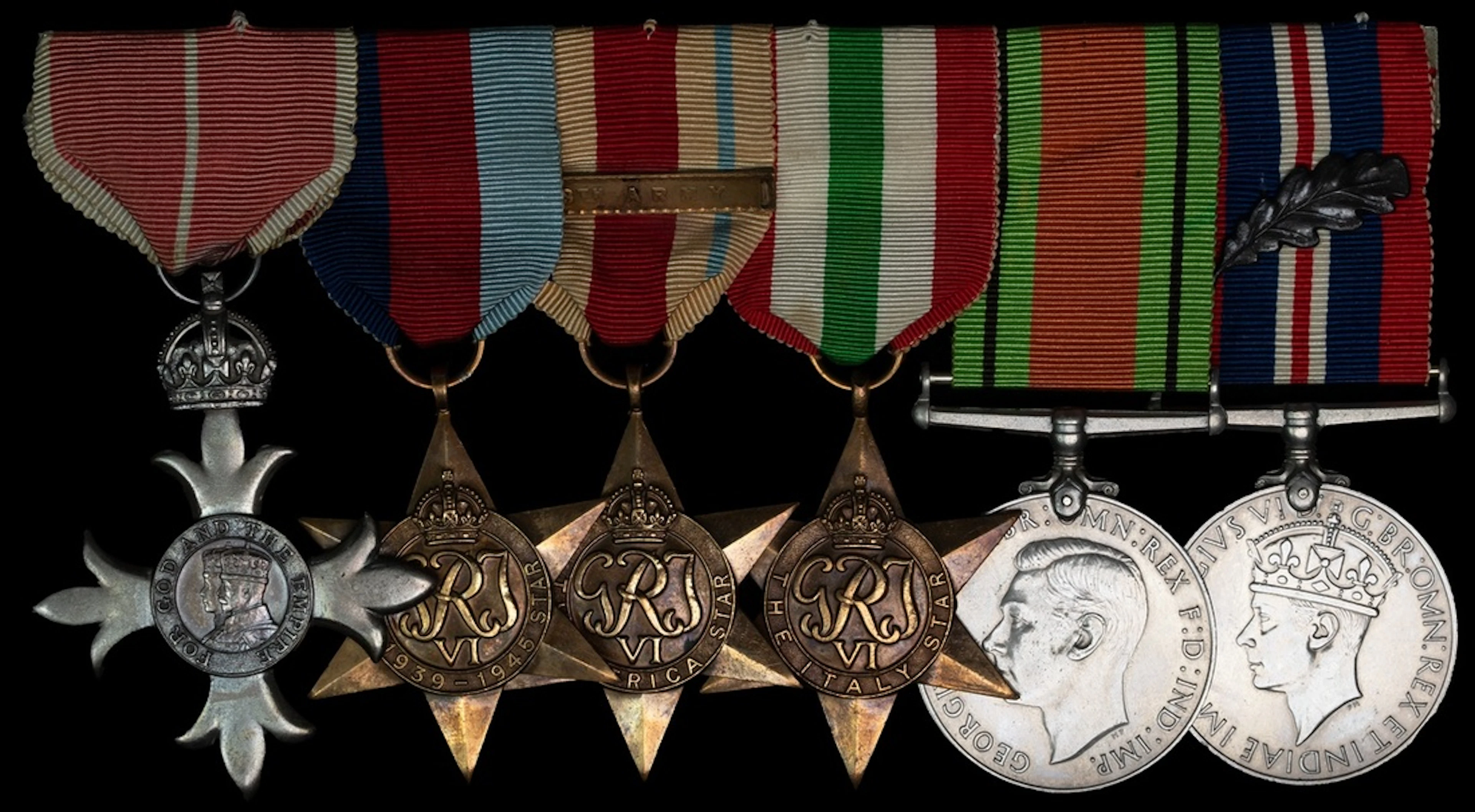 A Second War 'Italian Theatre' M.B.E. Group of six awarded to Lieutenant-Colonel