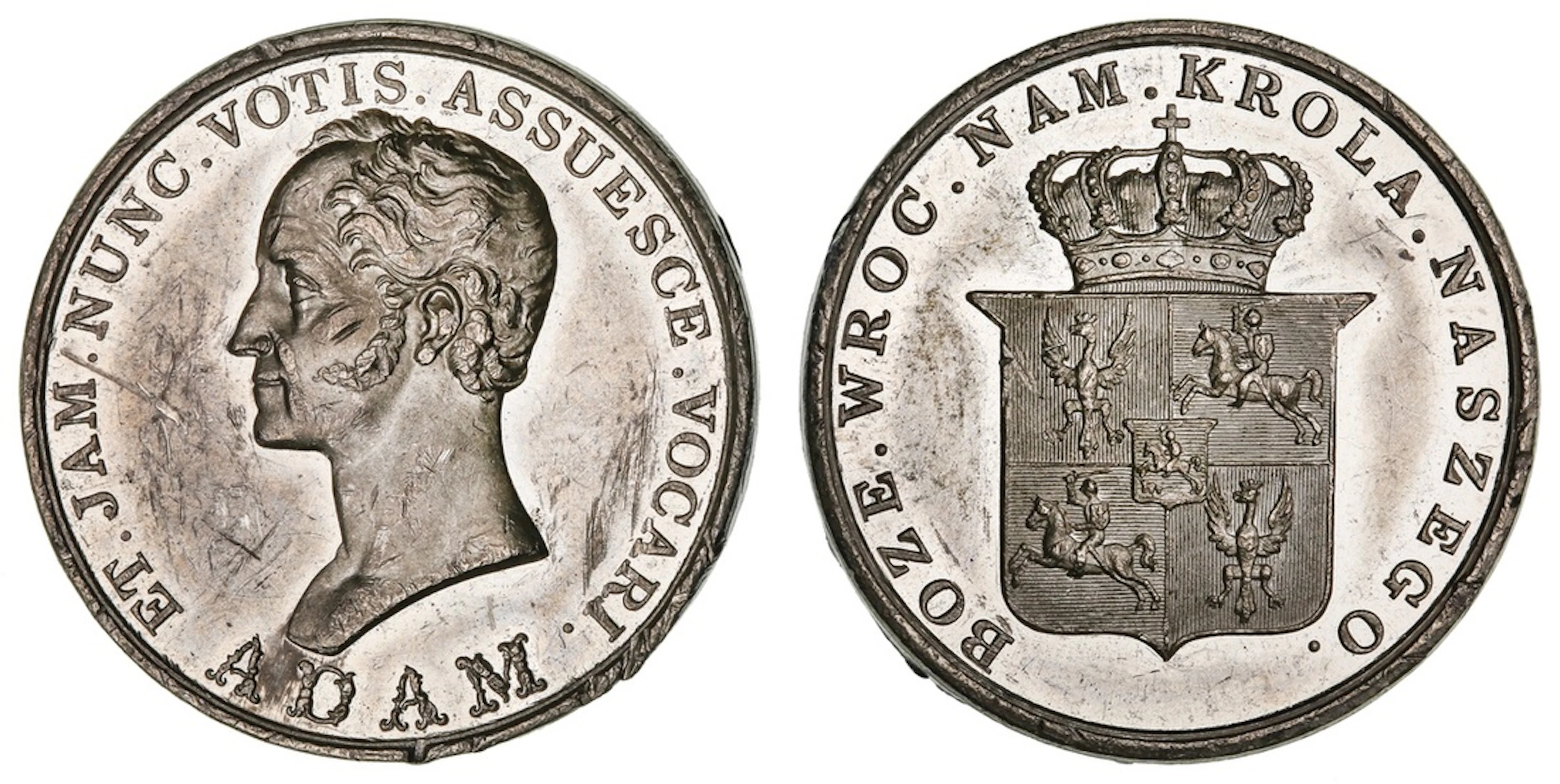 Poland, Prince Adam Czartoryski, WM Medal, undated, unsigned, ET .