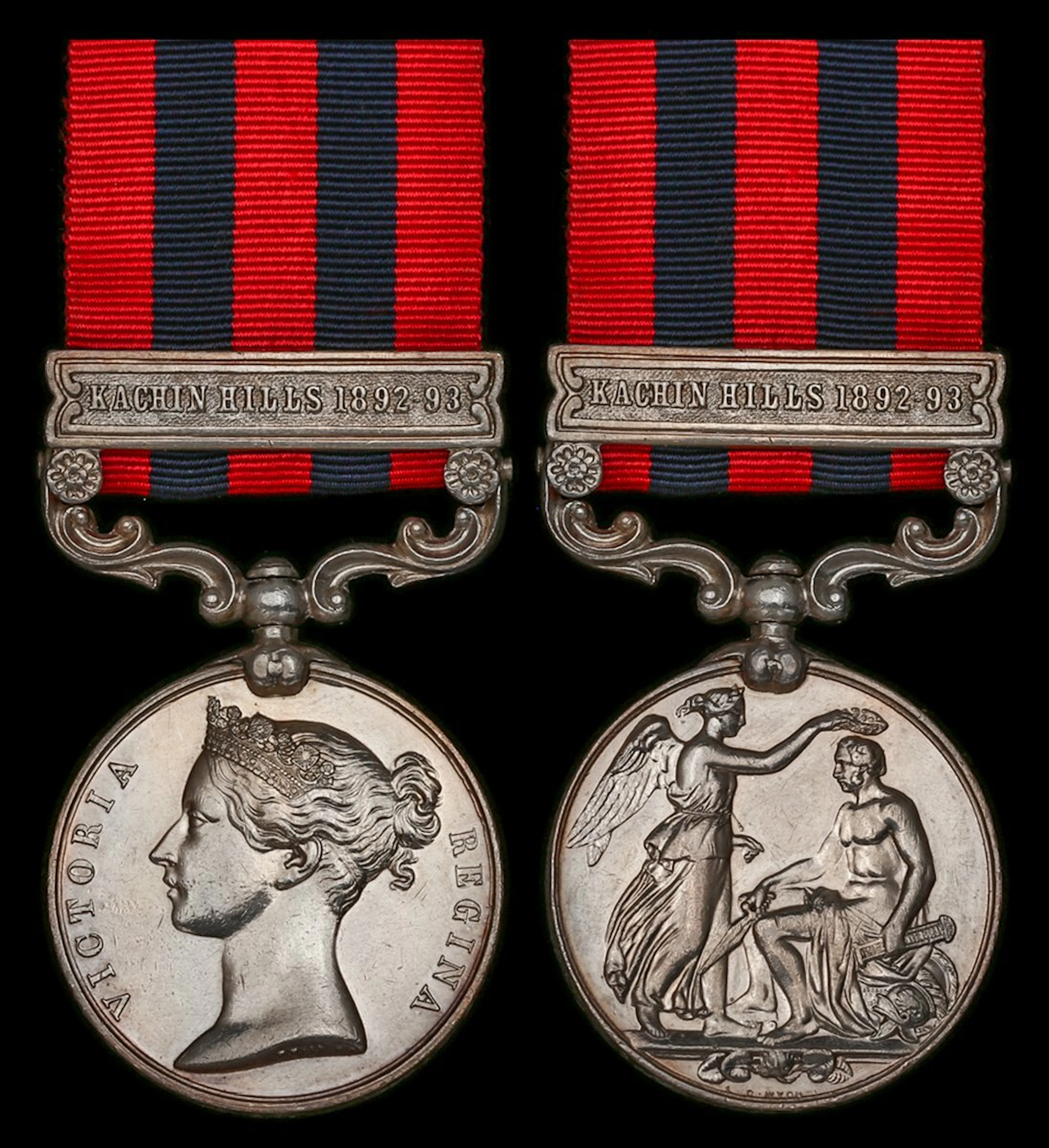 The India General Service Medal awarded to Lieutenant-Colonel J. L.