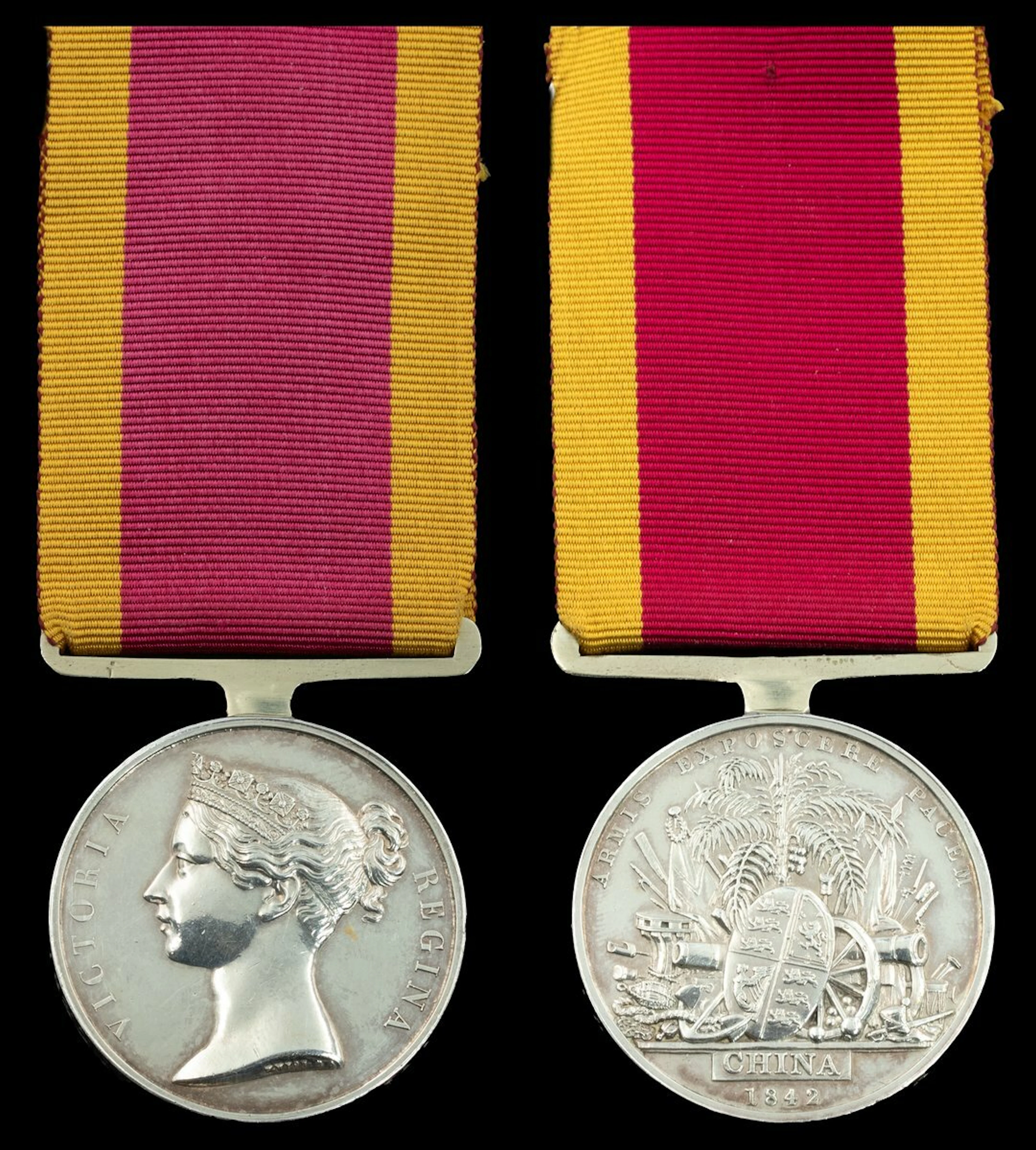 The China 1842 awarded to Able Seaman D. Davis, Royal Navy, who saw