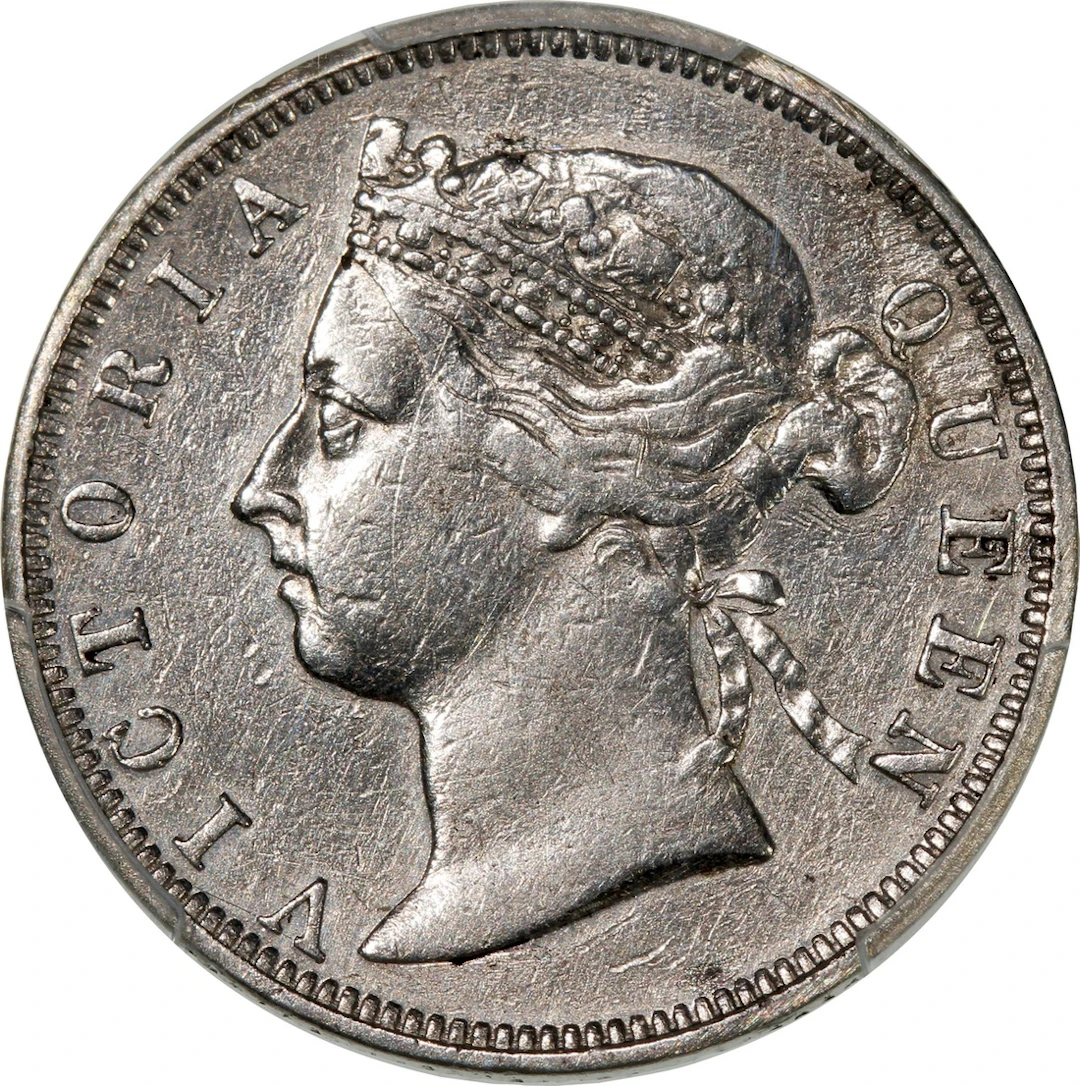 Hong Kong, Victoria, [PCGS XF Detail] 20 cents, 1893