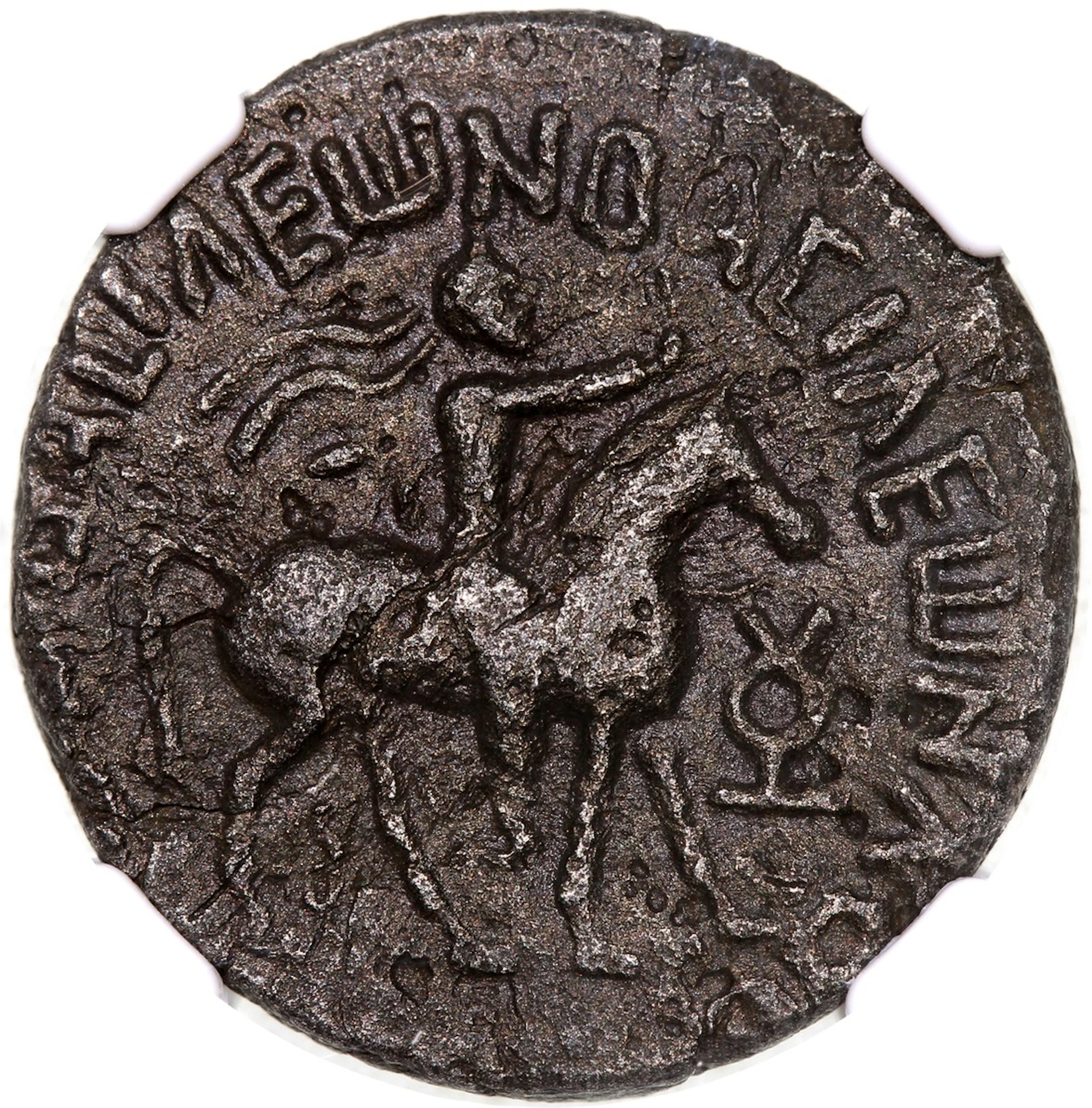 Indo-Parthian Kingdom, Gondophares, [NGC choice F] billion tetradrachm, 40BC