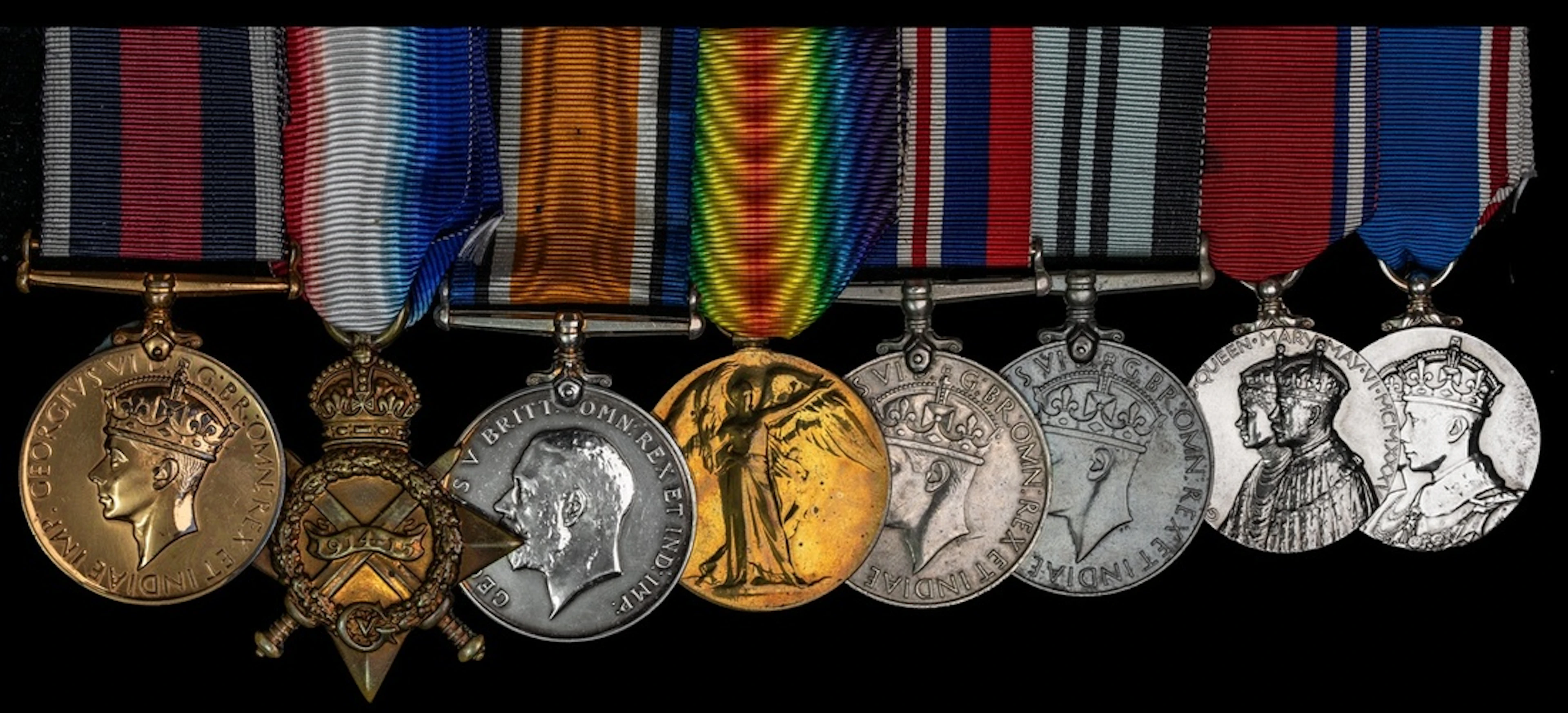 A 1945 I.P.M. group of eight awarded to Superintendent of Police J.