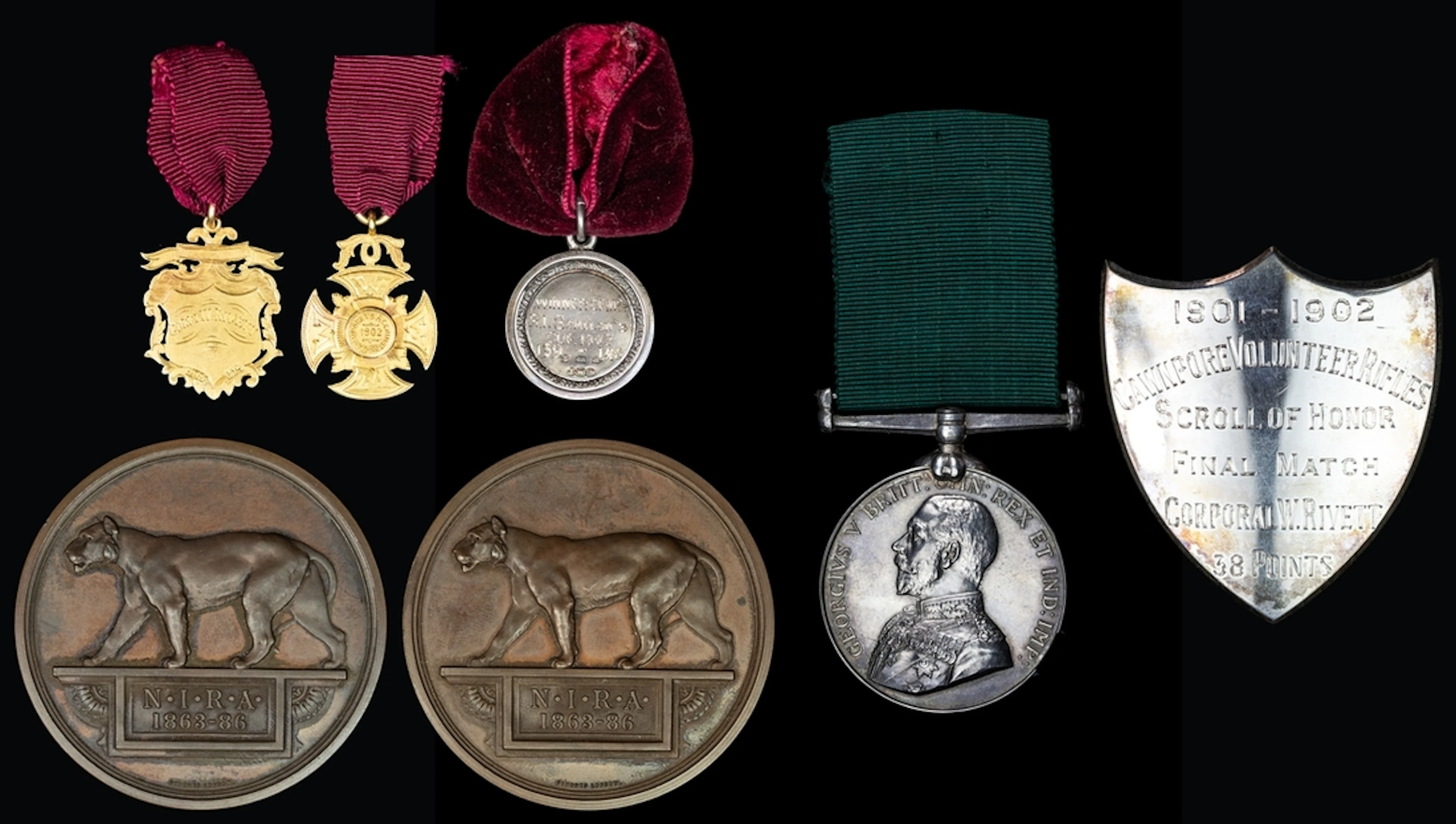 Volunteer Force L.S. & G.C., G.V.R. (Colour Sergt . W. C. Rivett Simla