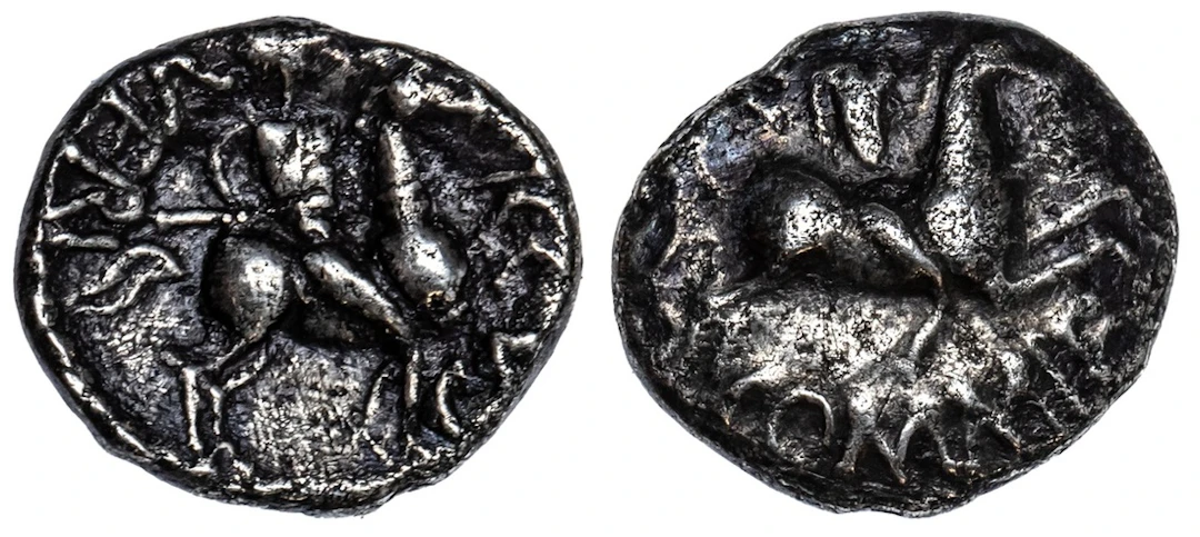 Regni & Atrebates, Verica (AD 10-40), AR Unit, 'Cavalry Duo' Type