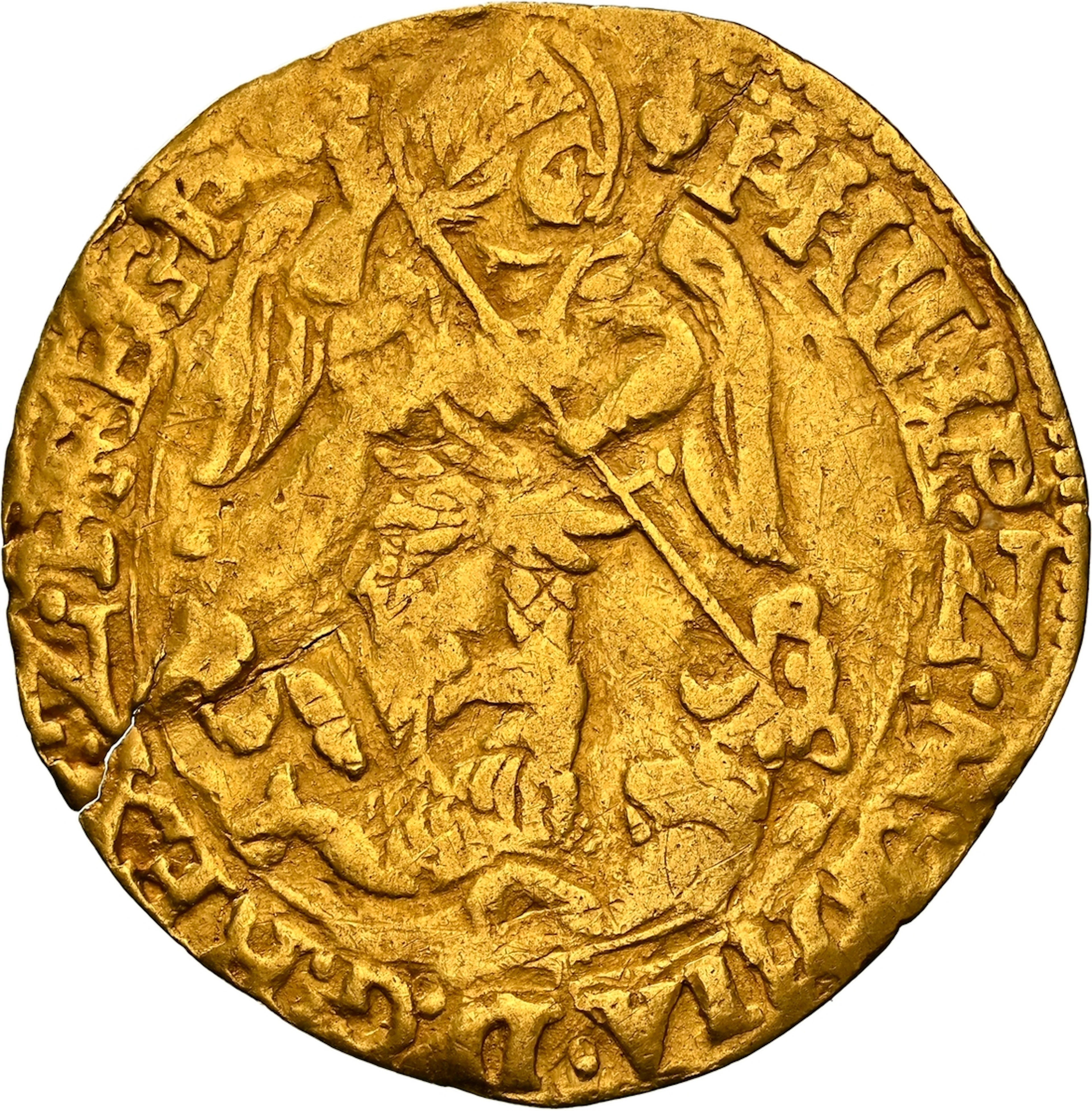 NGC VF25 | *Top Pop* | Mary and Philip (1554-1558), Half-Angel or