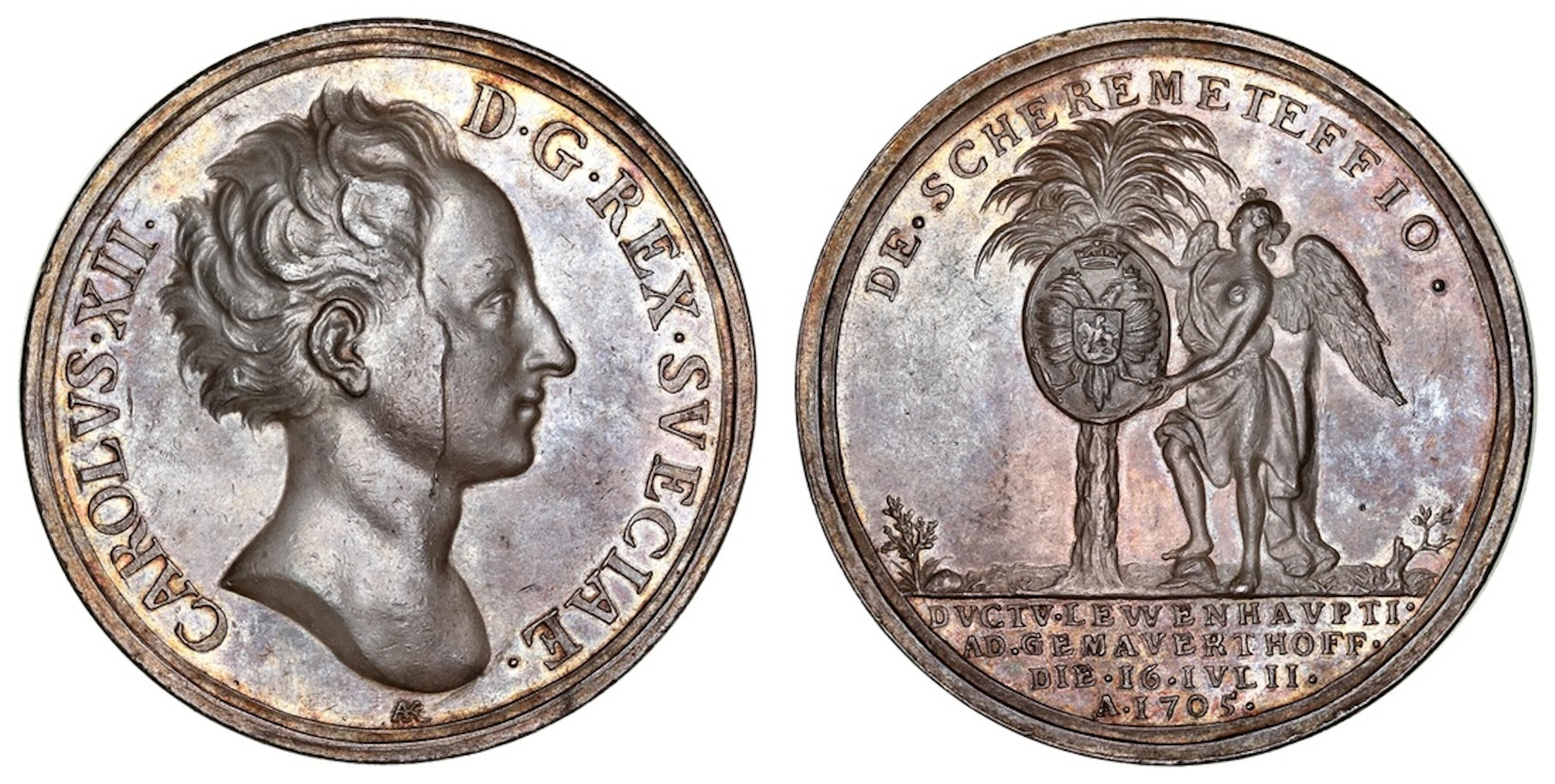 NGC AU58 | Sweden, Victory over the Russians at Gemauerthoff, AR Medal