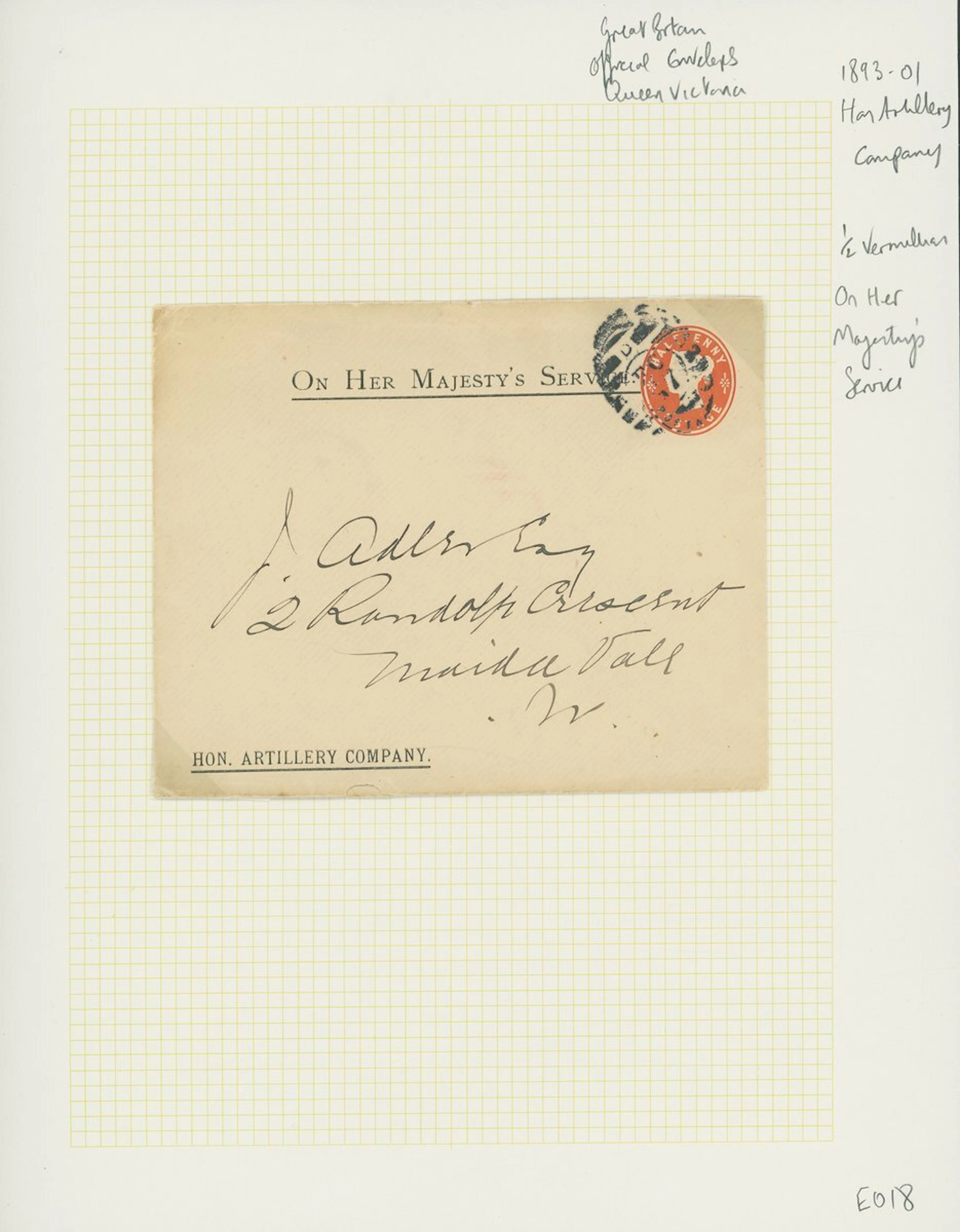 Great Britain Postal Stationery Envelopes Official Mail 1867-KGVI