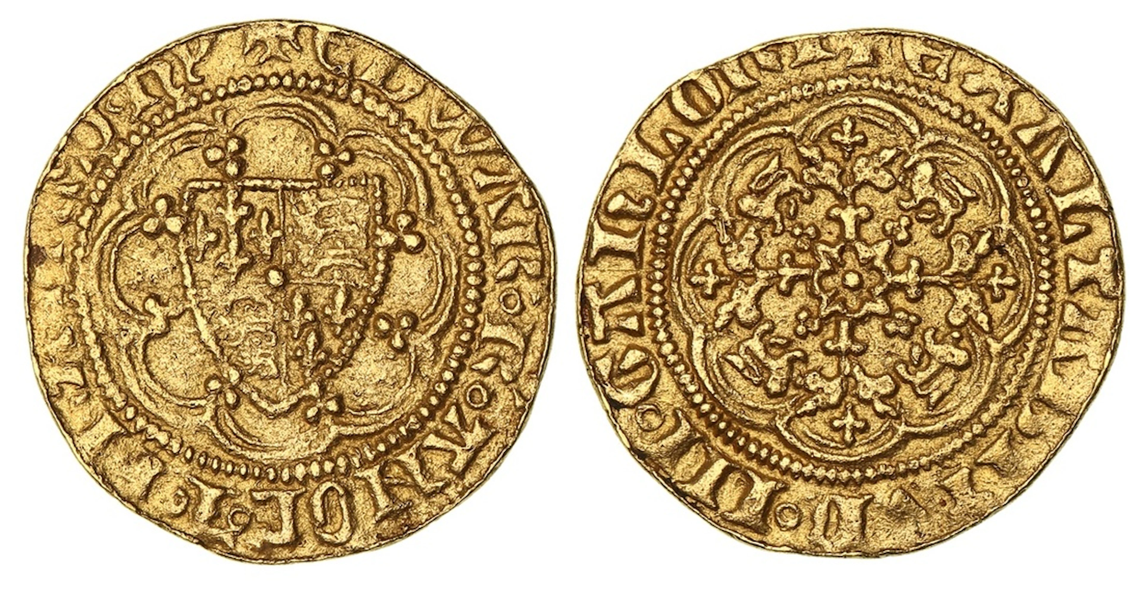 Edward III (1327-1377), Fourth Coinage, Pre-Treaty Period, Quarter-Noble