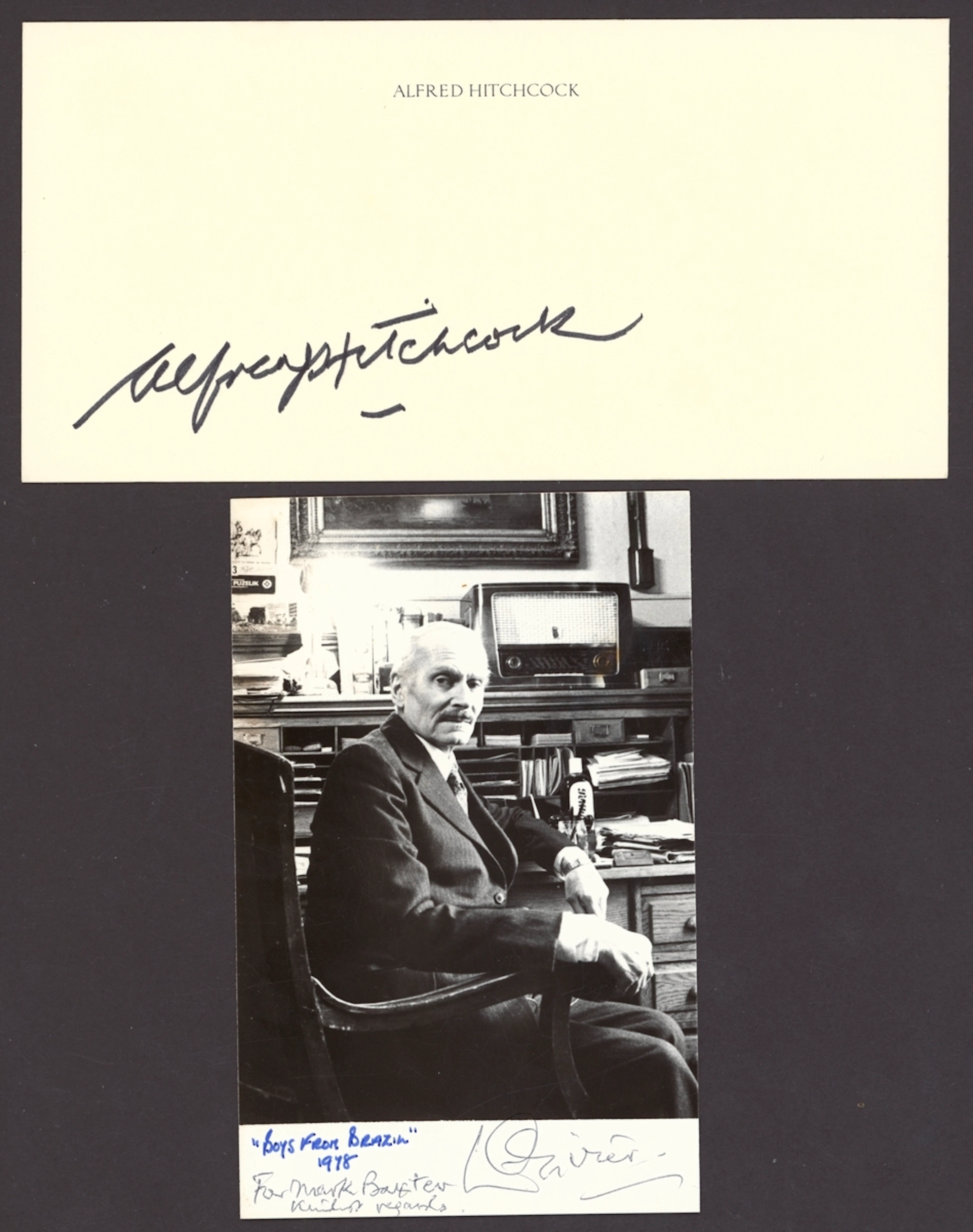 Great Britain Theatre / Film 1978 Autographs of Sir Laurence Olivier