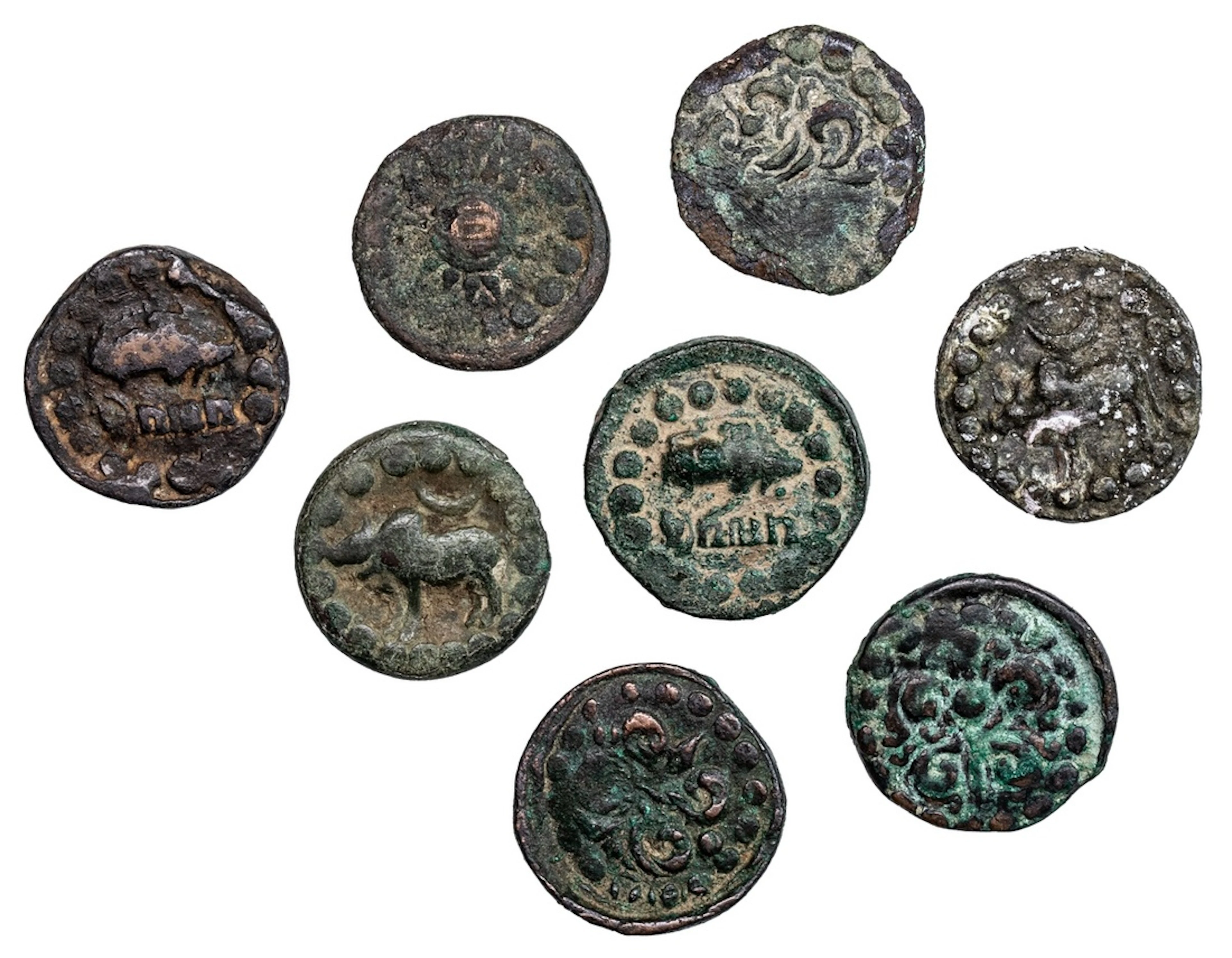 Nepal, Lichhavi Period, Anonymous (c. 641-680), Pana, copper alloy
