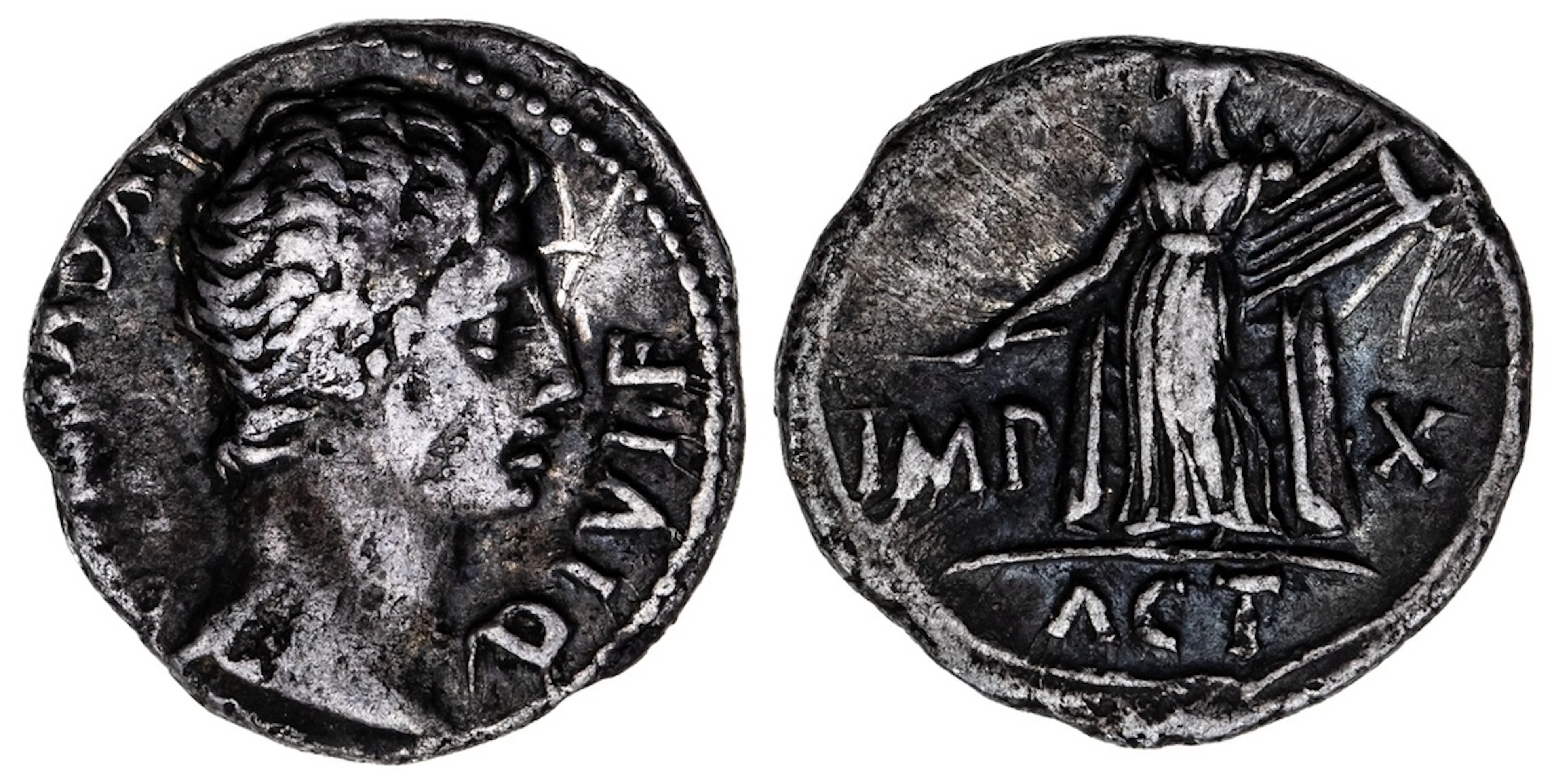 Roman Empire, Augustus (27 BC - AD 14) AR Denarius, struck 15-13 BC