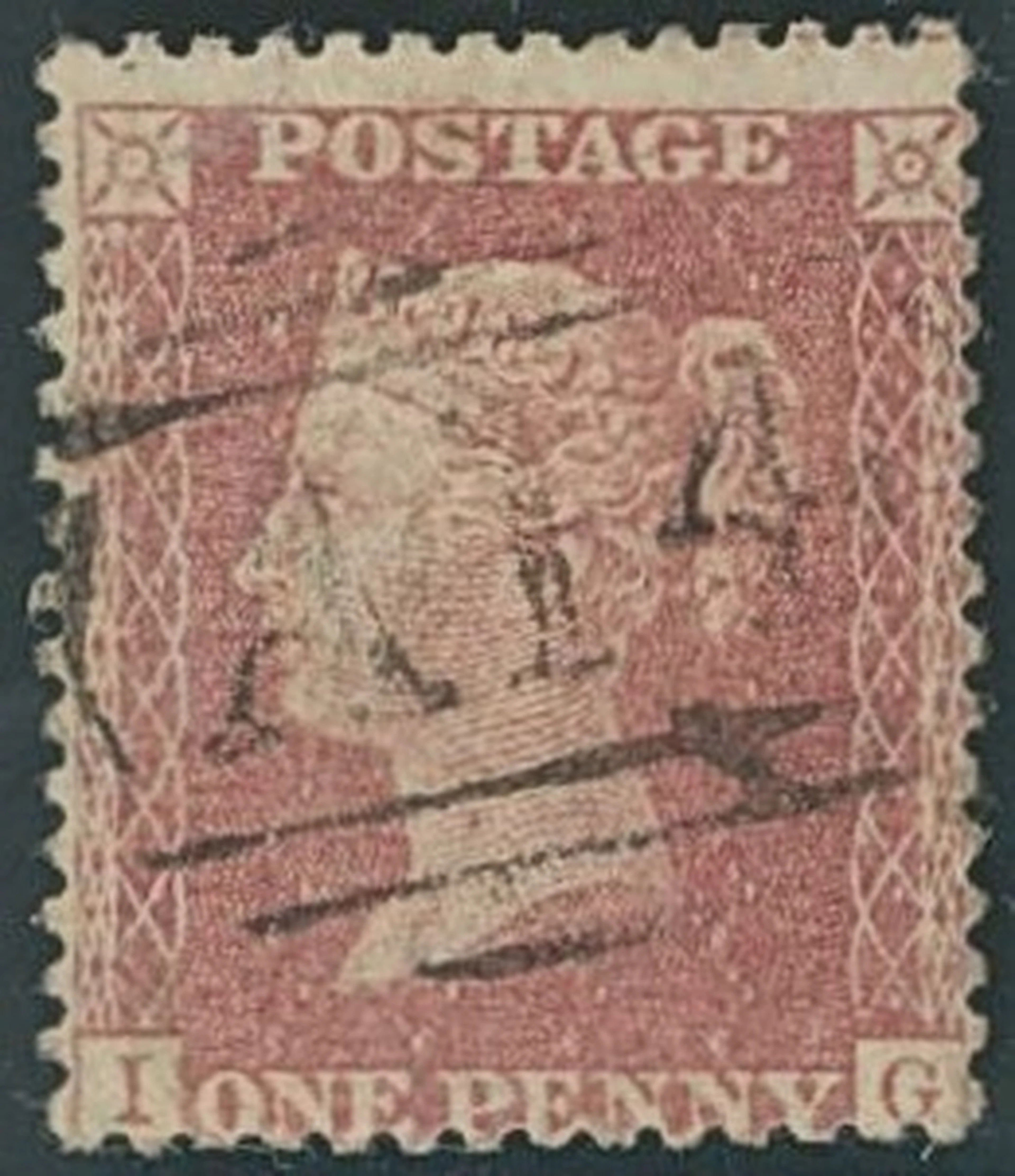 Tobago Great Britain used in Tobago 1d. rose-red cancelled "A14", fine.