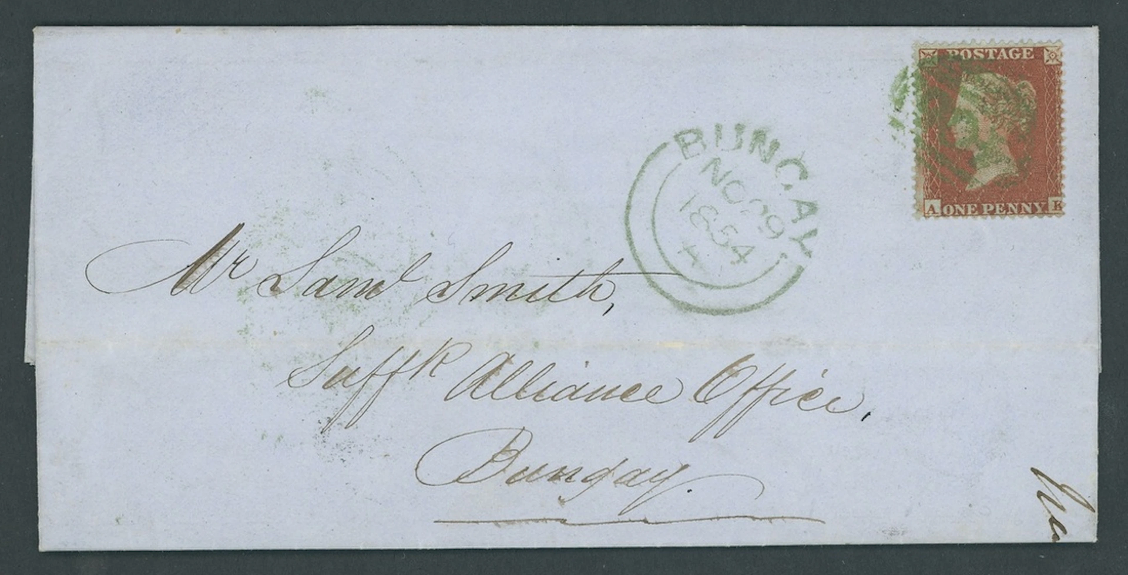 Great Britain 1854-57 Watermark Small Crown, Perf. 16 1d. red-brown