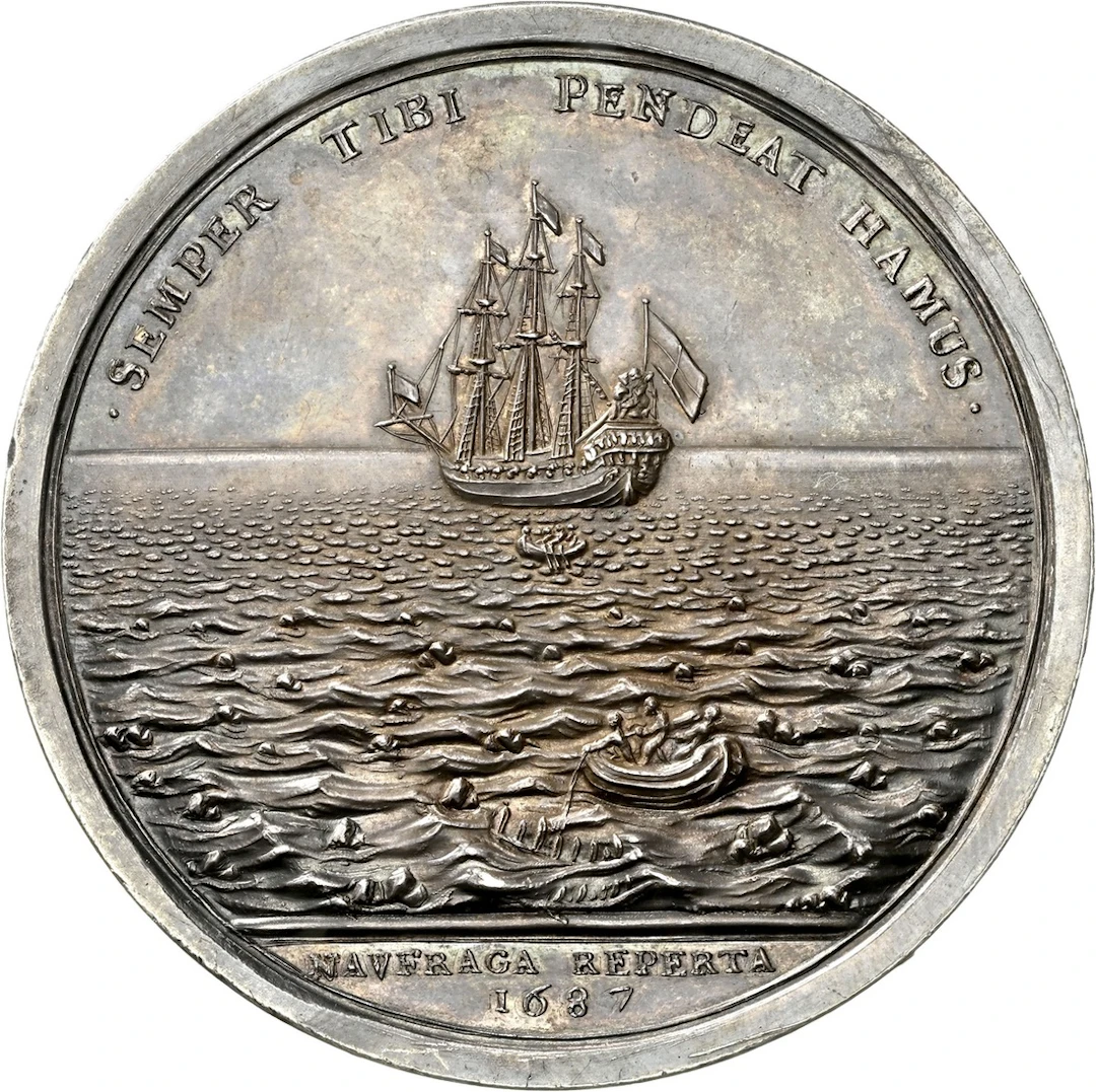 NGC MS62 | The Spanish Wreck of "Concepción" Recovered, AR Medal